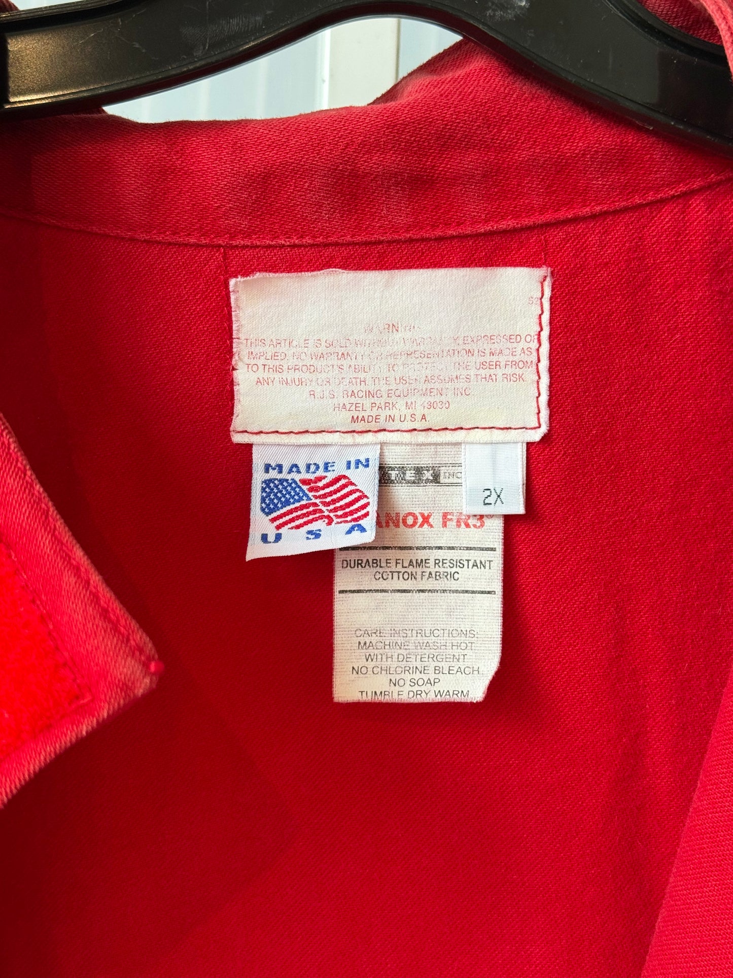1980s Red Racing Jacket