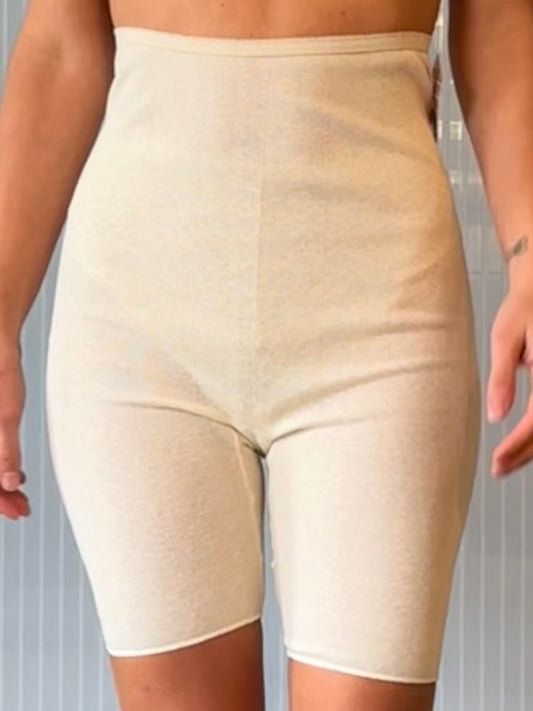 1970s Merville Cream Cotton-Poly Underalls