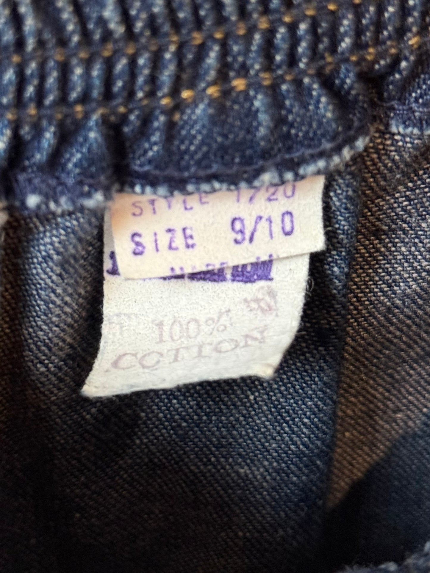 1980s 100% Cotton Sasson Denim Skirt w/ Pockets