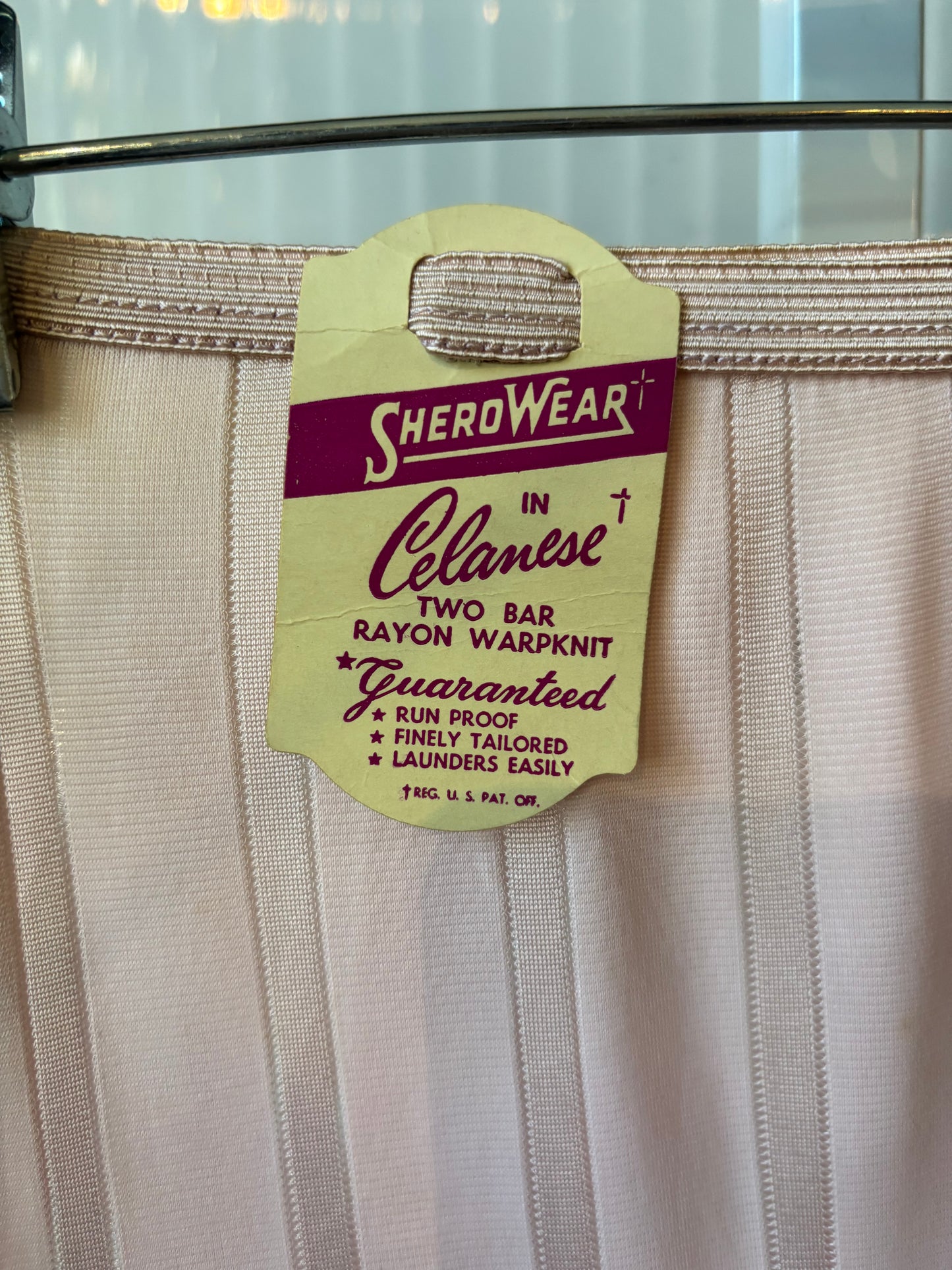 1960s Pink Striped Panties