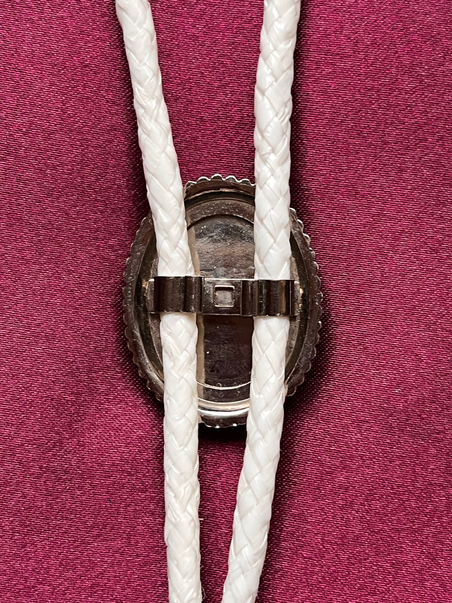 Purple & White Stone Bolo Tie