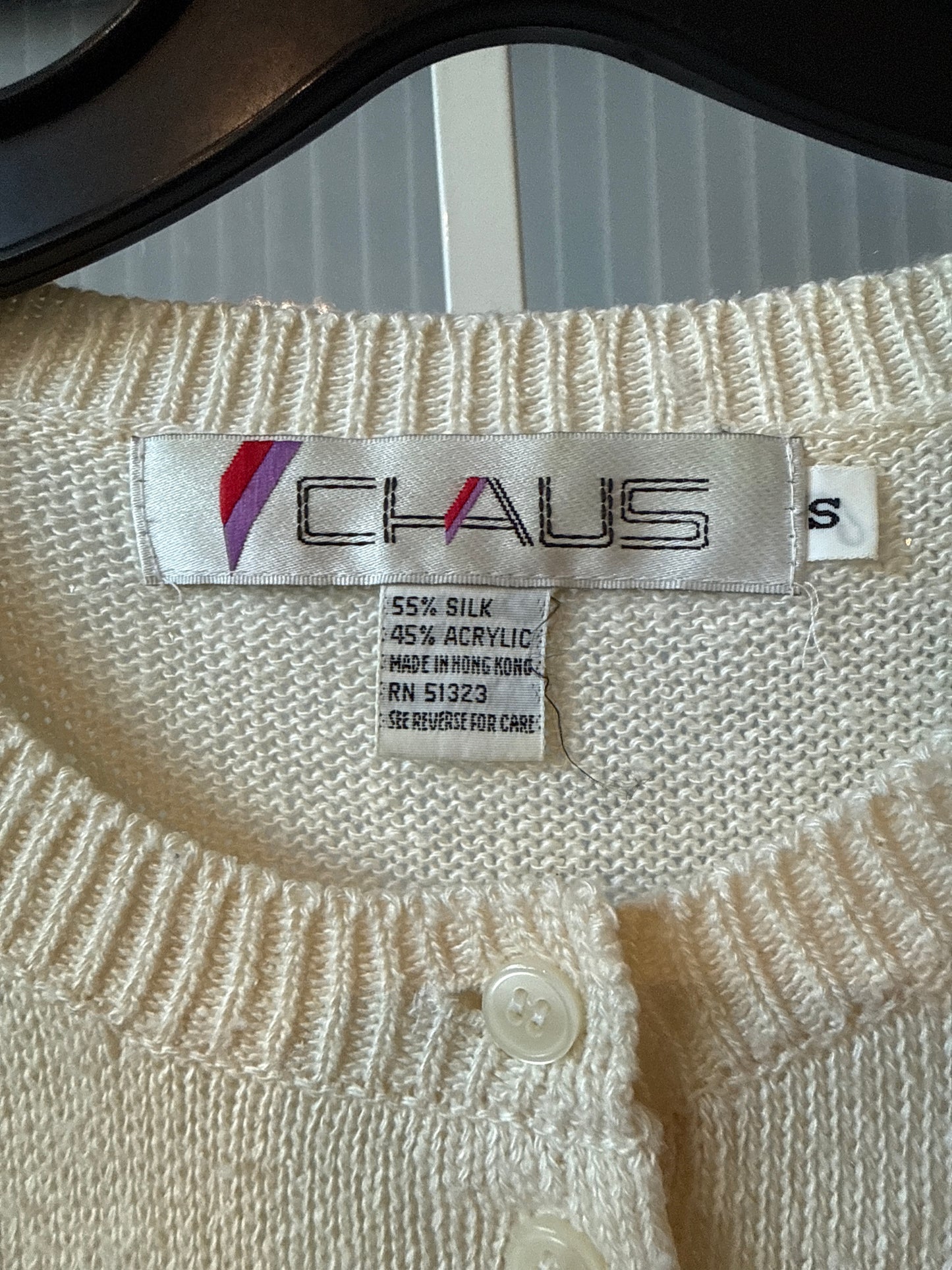 1980s White Short-Sleeve Knit Shirt