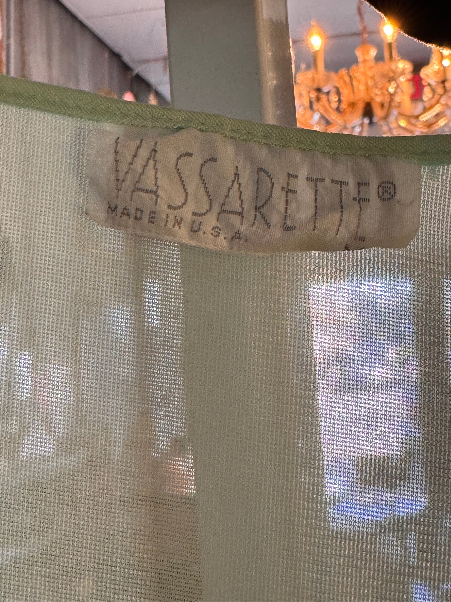 1990s/2000s Vassarette Mint Blue Nightgown