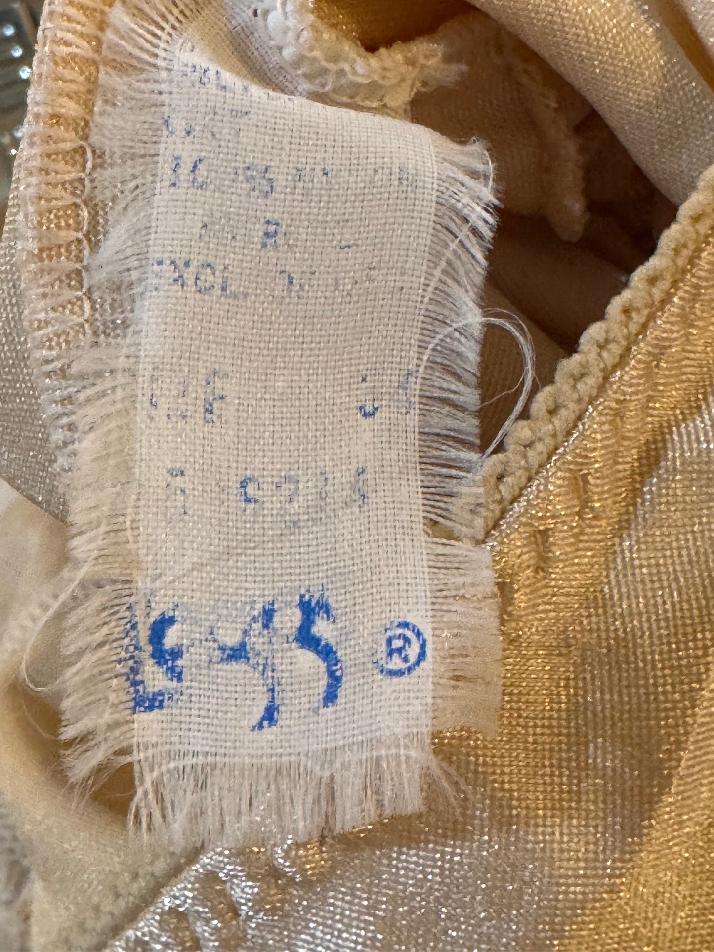 1970s L'eggs Nude Strapless Slip