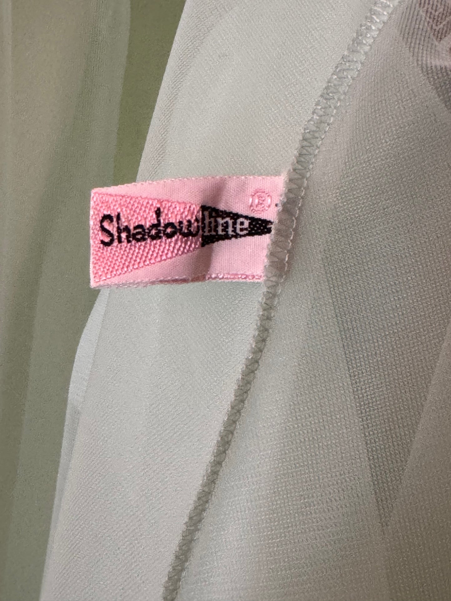 1950s Shadowline Green Peignor 2-piece Set