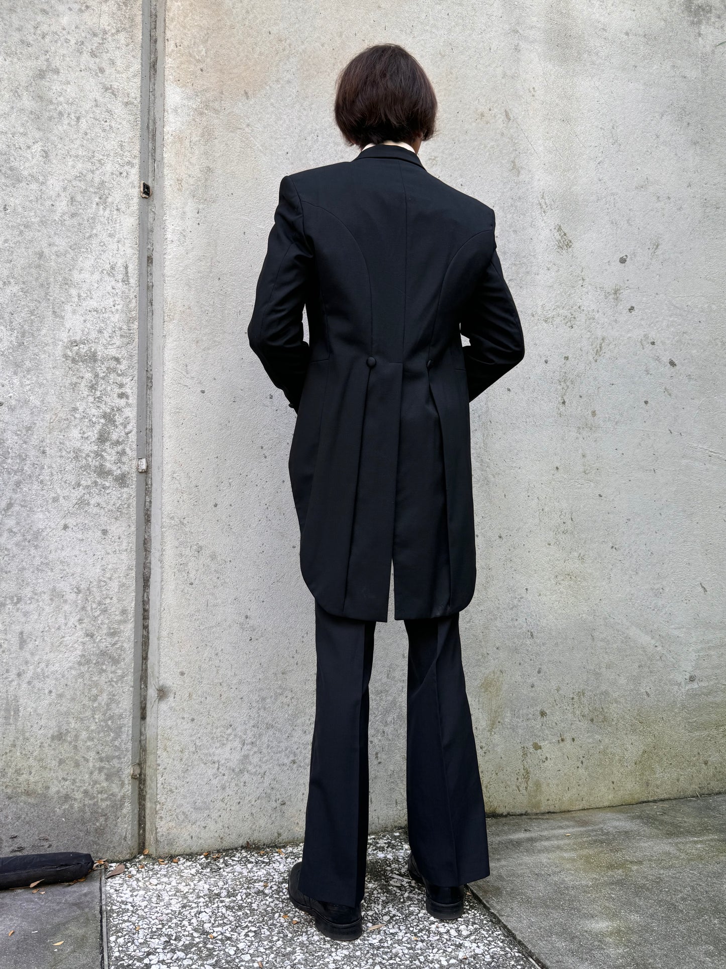 1980s Raffinati Black Tailcoat