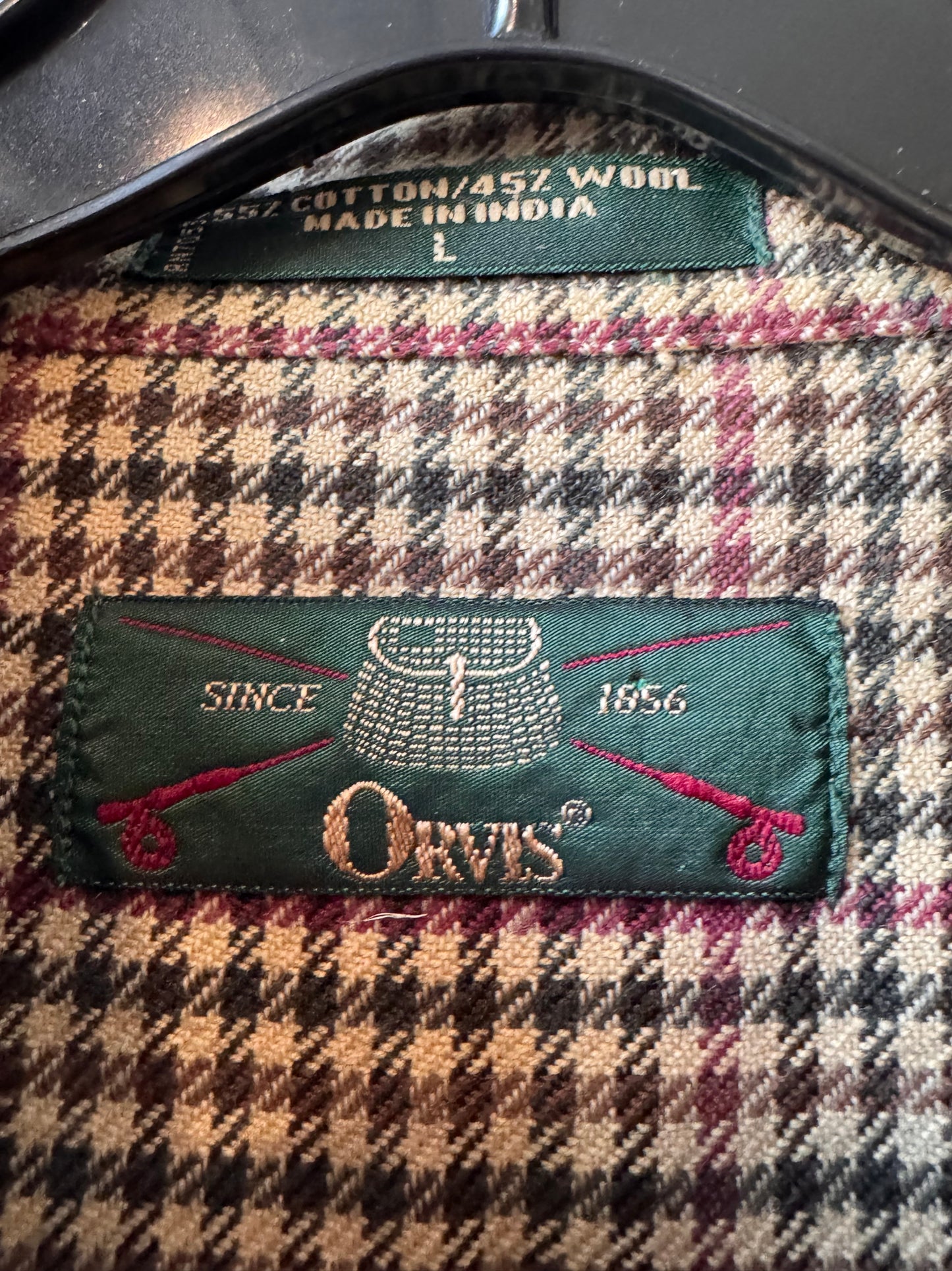 1990s Red & Green Checked Button-Up Shirt