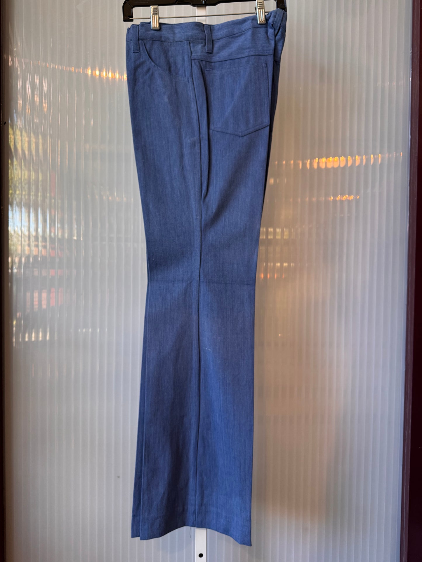 1970s Blue Chambray Trousers
