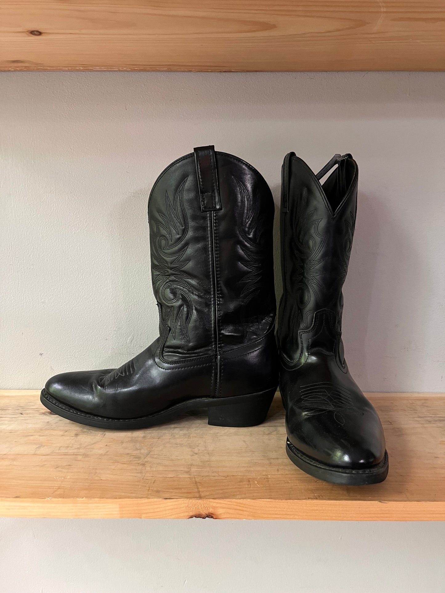 Laredo Black Western Boots