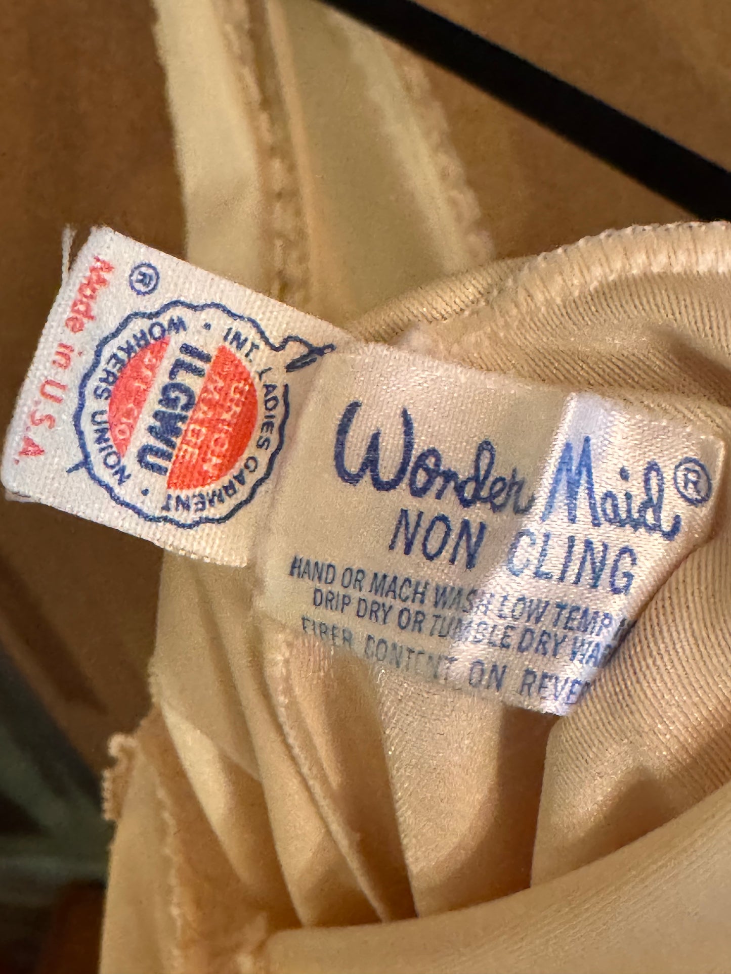 1970s Wonder Maid Cream Slip