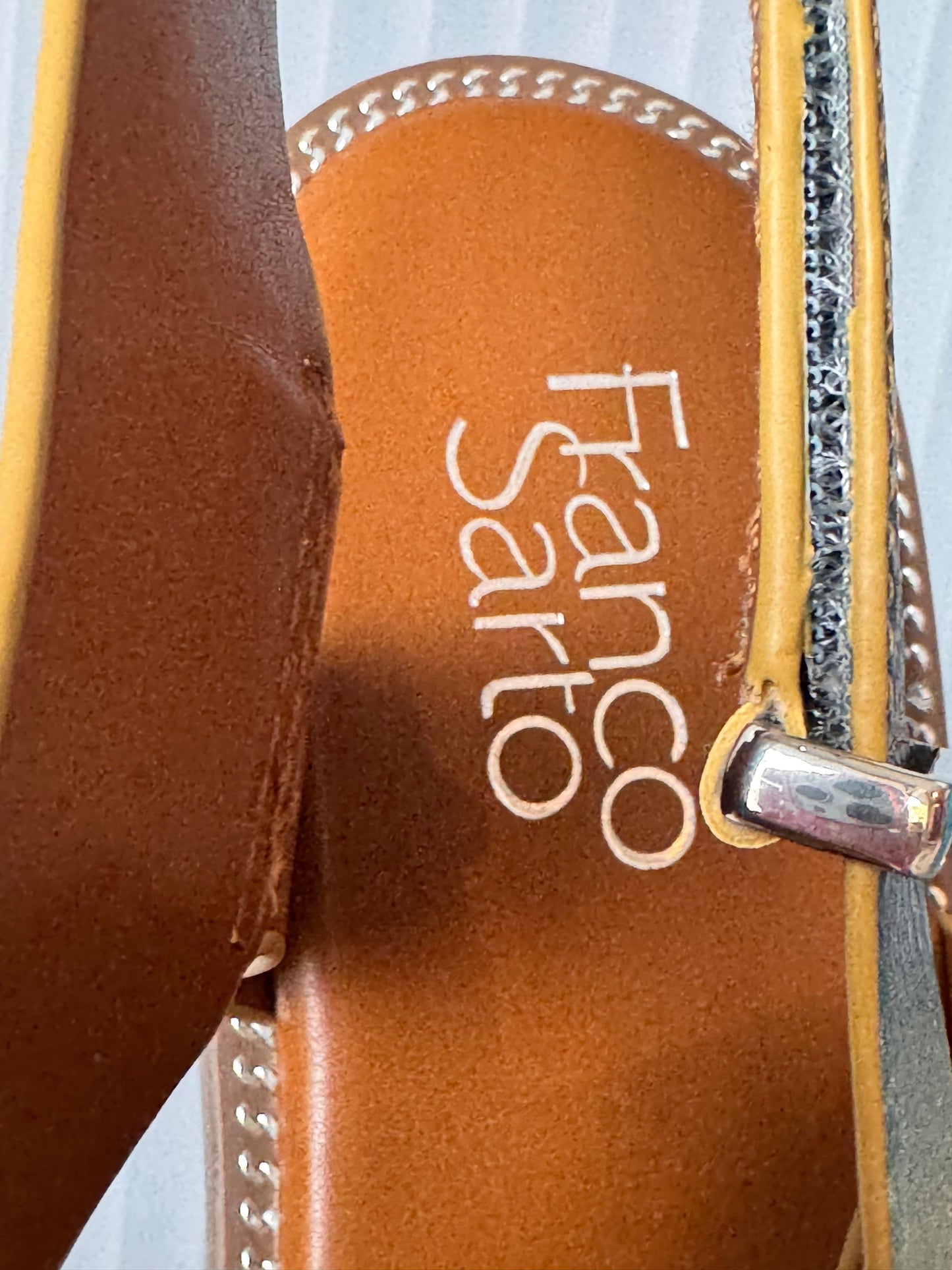 Franco Sarto Snake Print Sandals