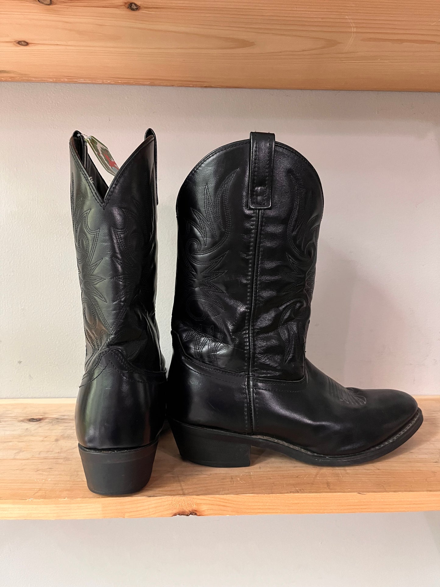 Laredo Black Western Boots