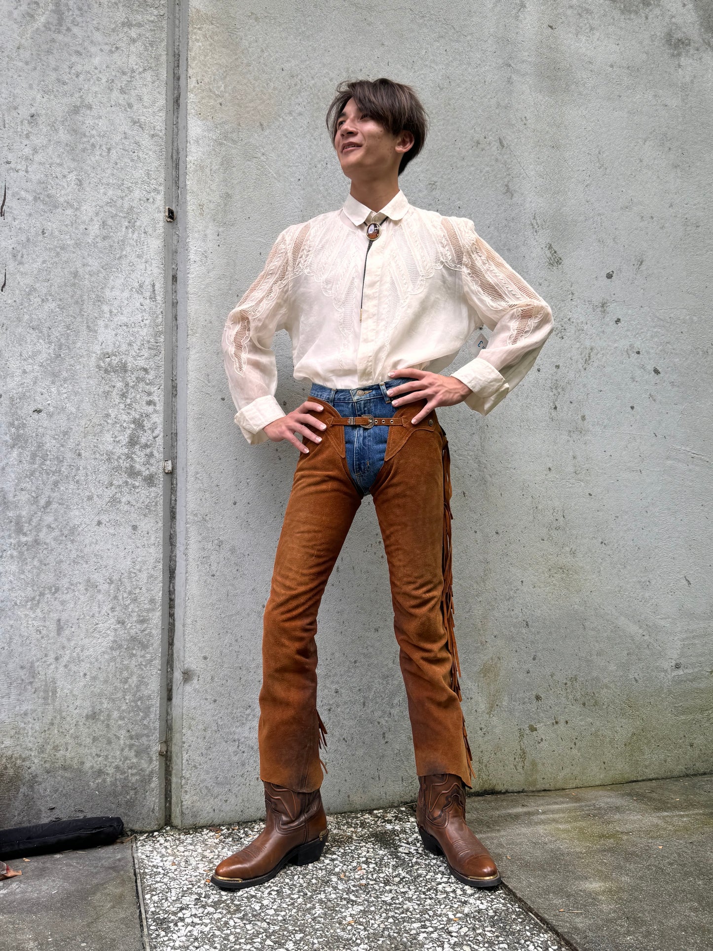 1970s Fringe Suede Chaps