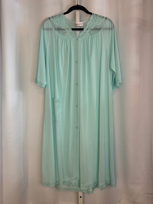 1990s Mint Blue Nightgown