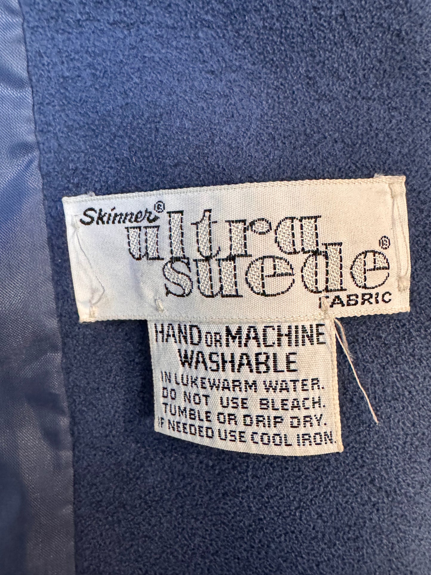 1970s Blue Suede Blazer