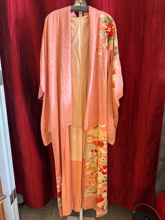 Pink Floral Kimono