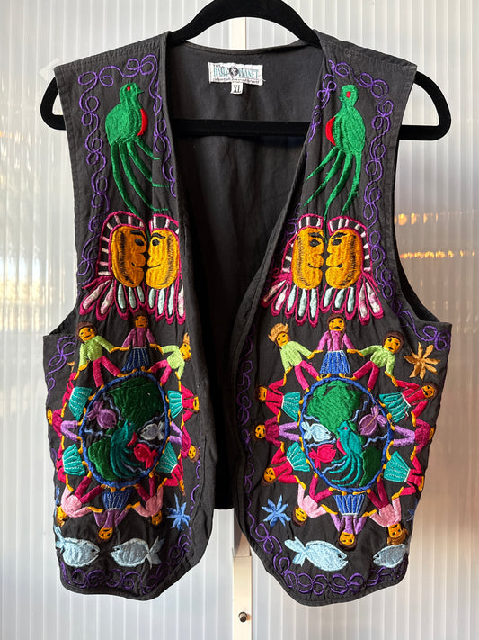 1980s People Around the World Vest