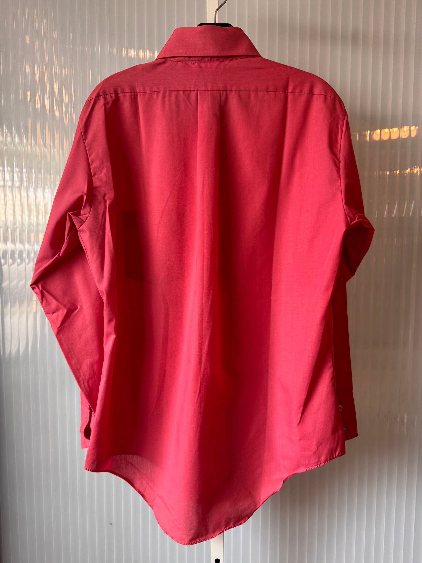 1970s Marlboro Red Button Up Shirt