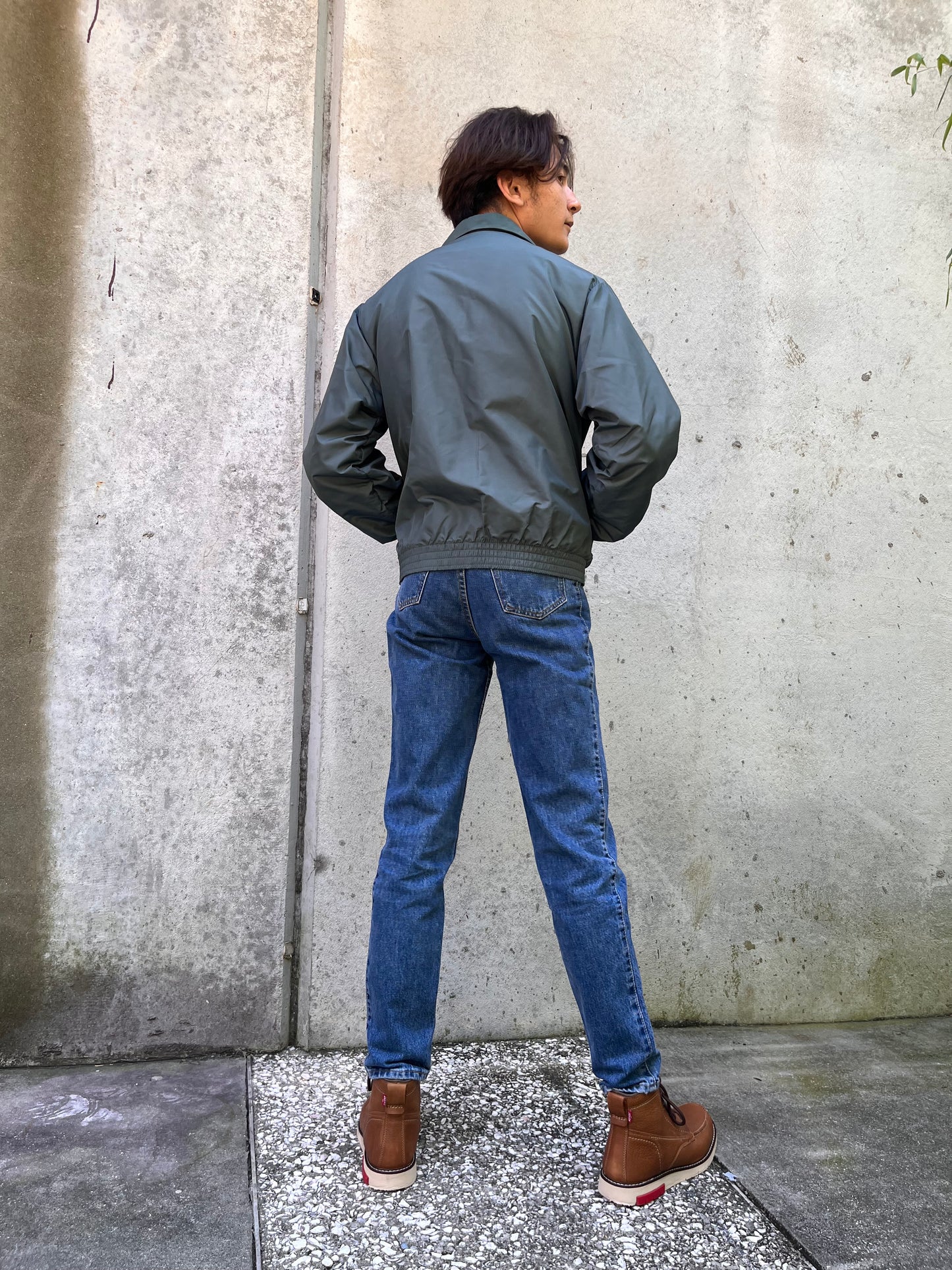 1960s McGregor Nylon Anti-Freeze Grey-Green Jacket