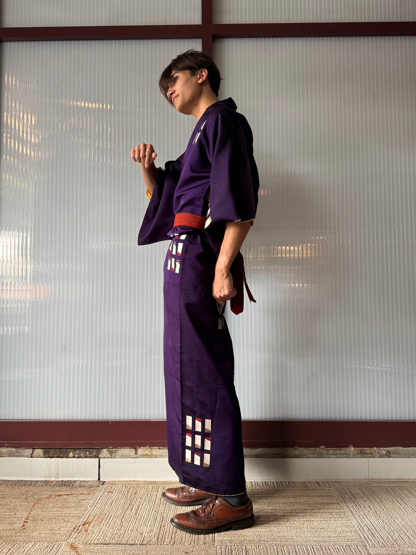 Purple Formal Kimono