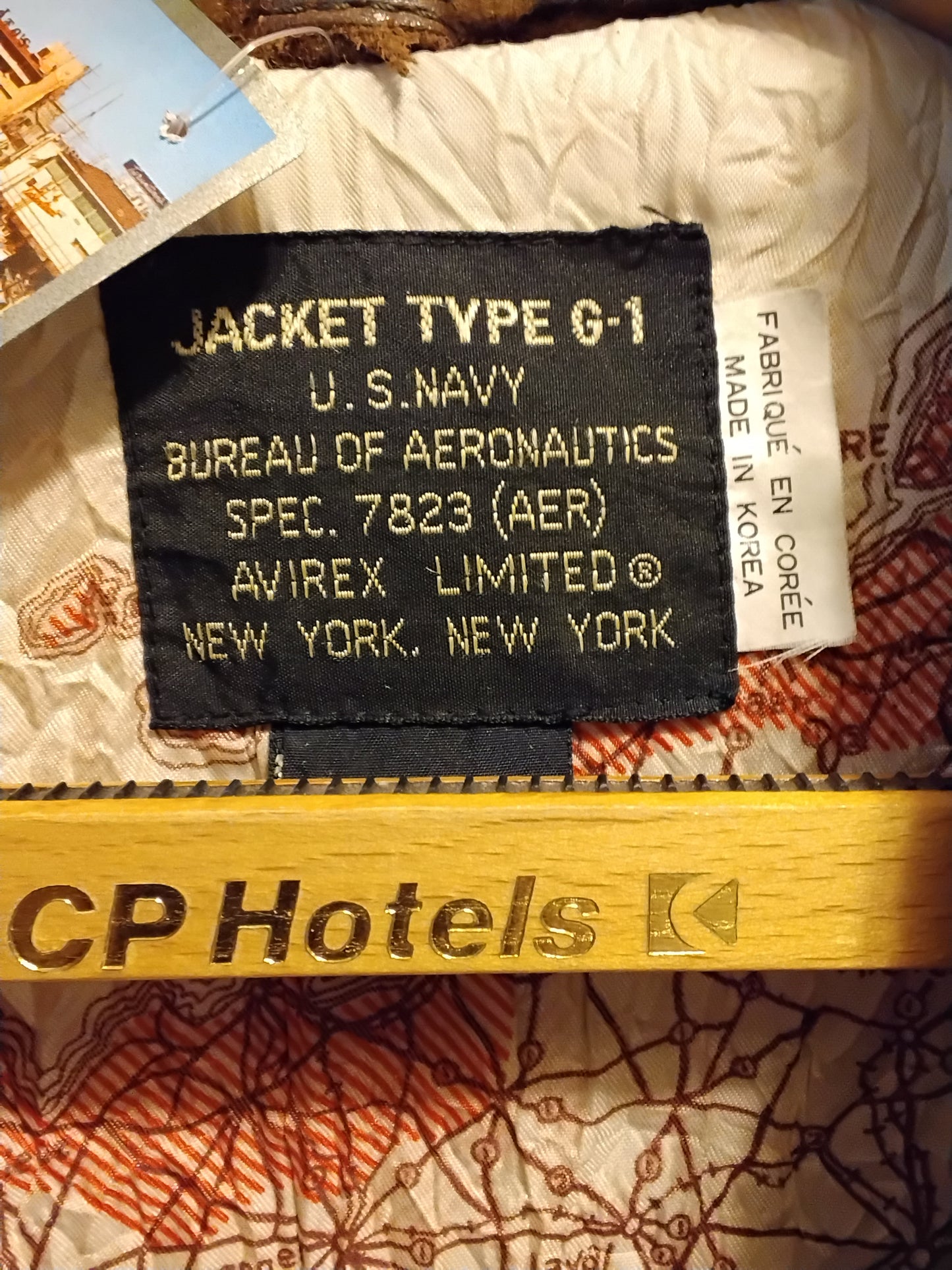 1980's Brown Leather Navy Flight Bomber Jacket