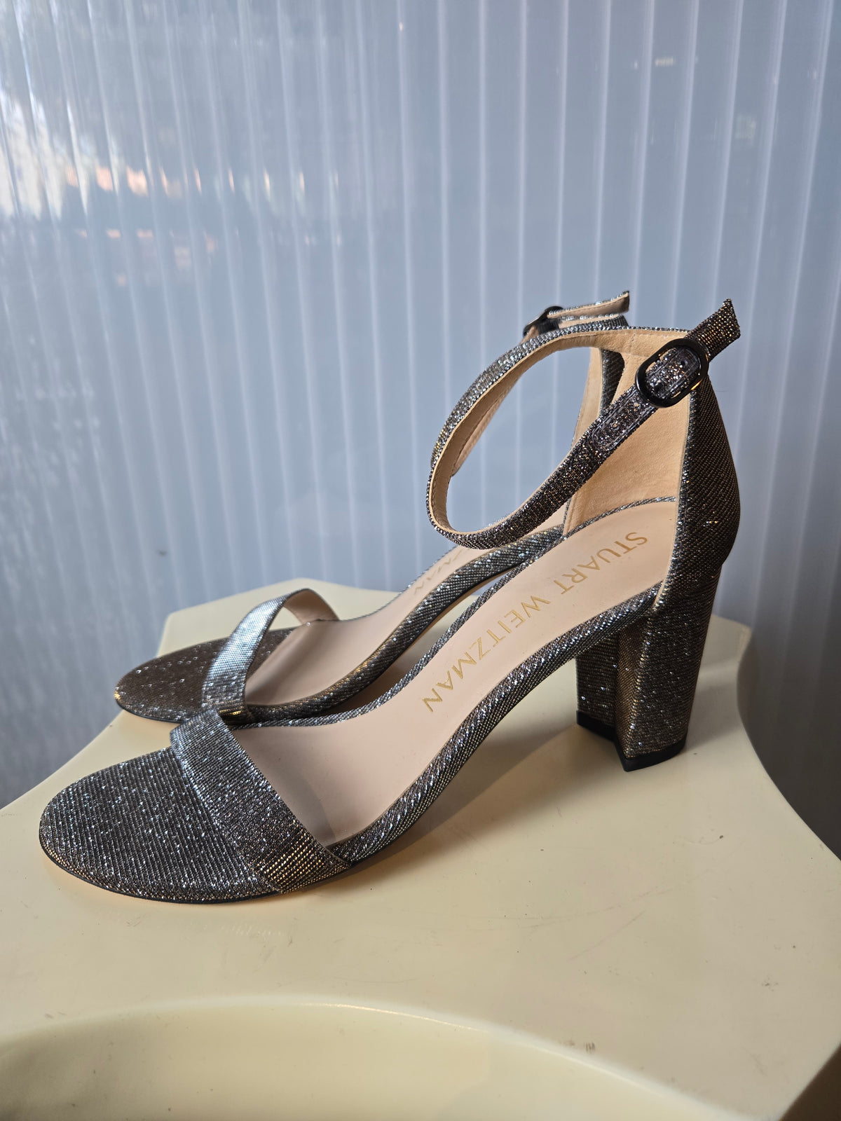 Stuart Weitzman Nudist Block Heel