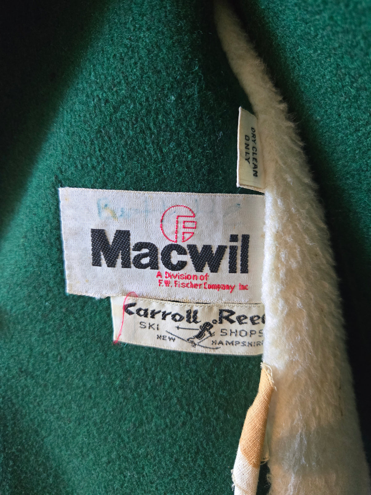 1950s Dark Green Children's Coat