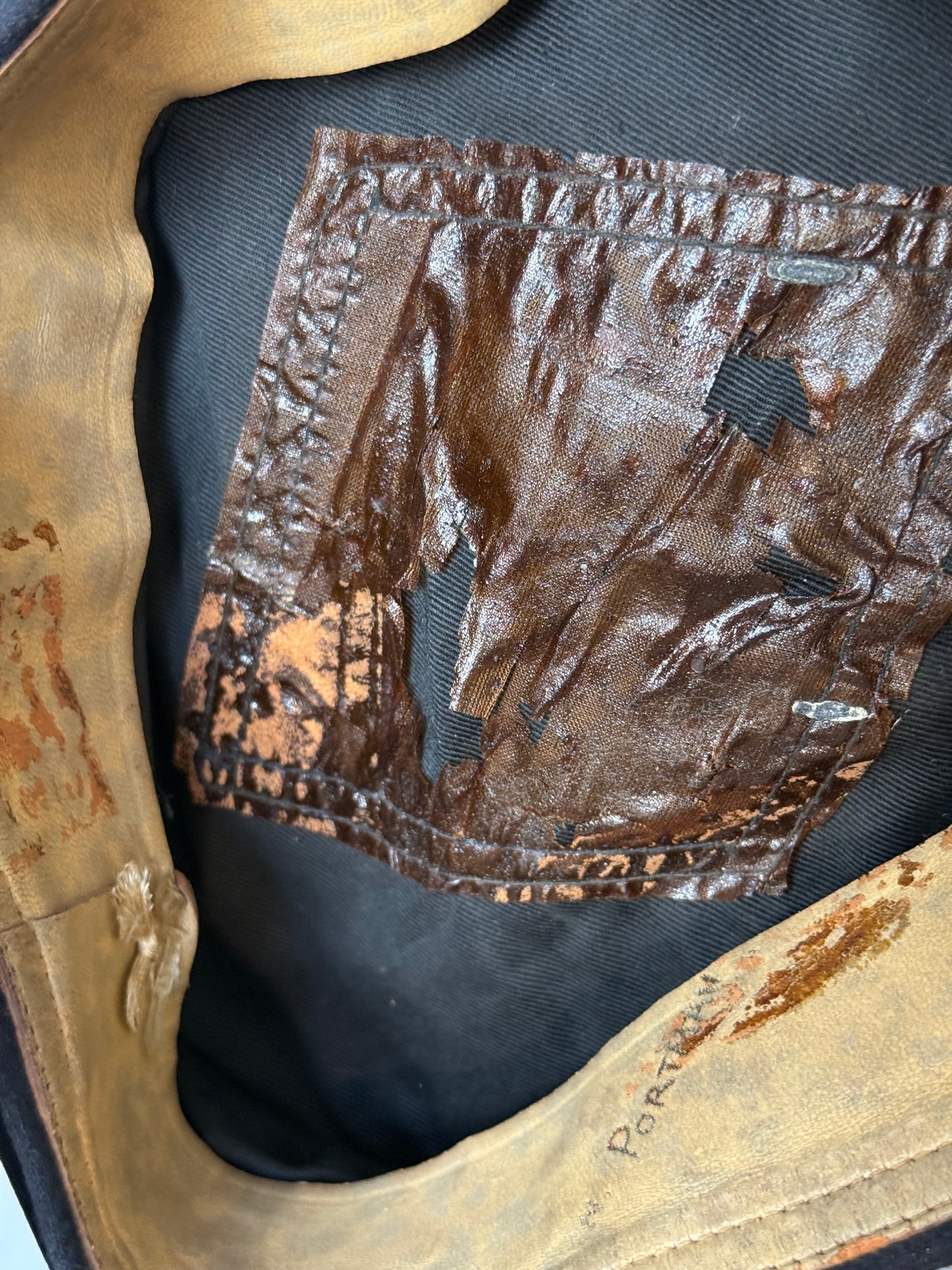 WW2 U.S. Coast Guard Flat Cap Uniform Hat