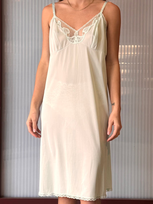 1980s Vanity Fair Blue Slip