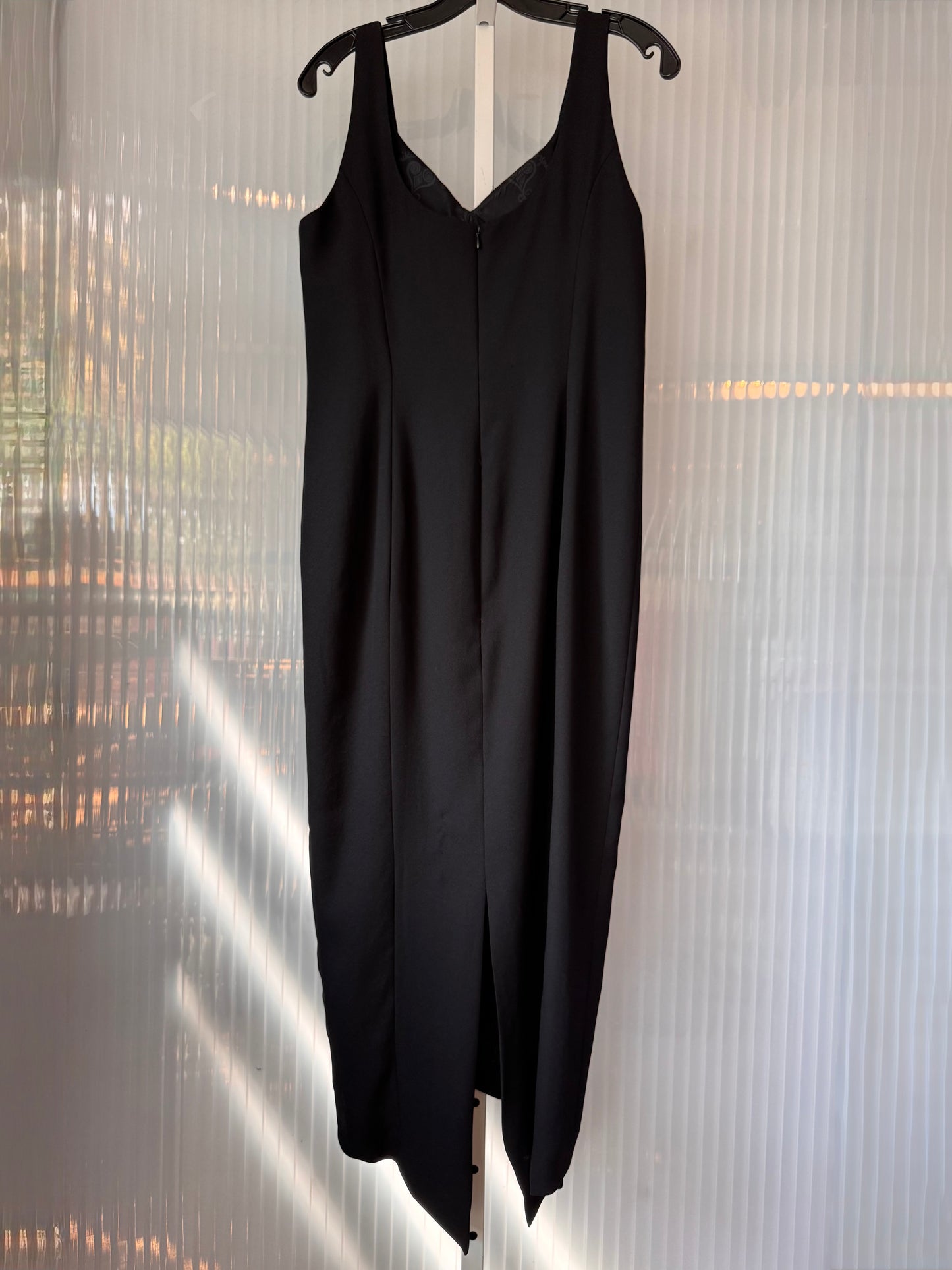 Black Velvet Rhinestone Blazer + Dress Set