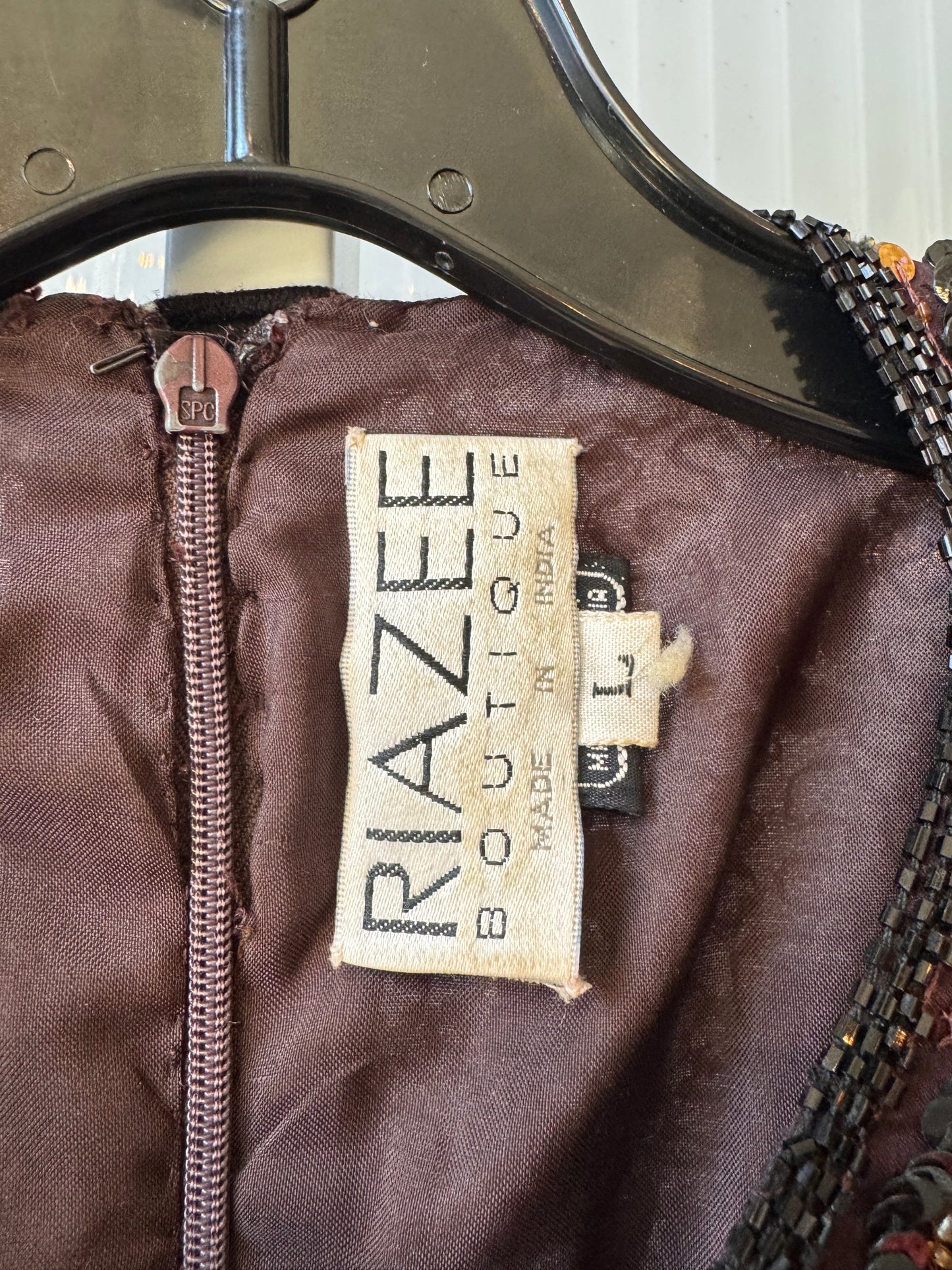 1990s Leopard Sequin Long Sleeve Top