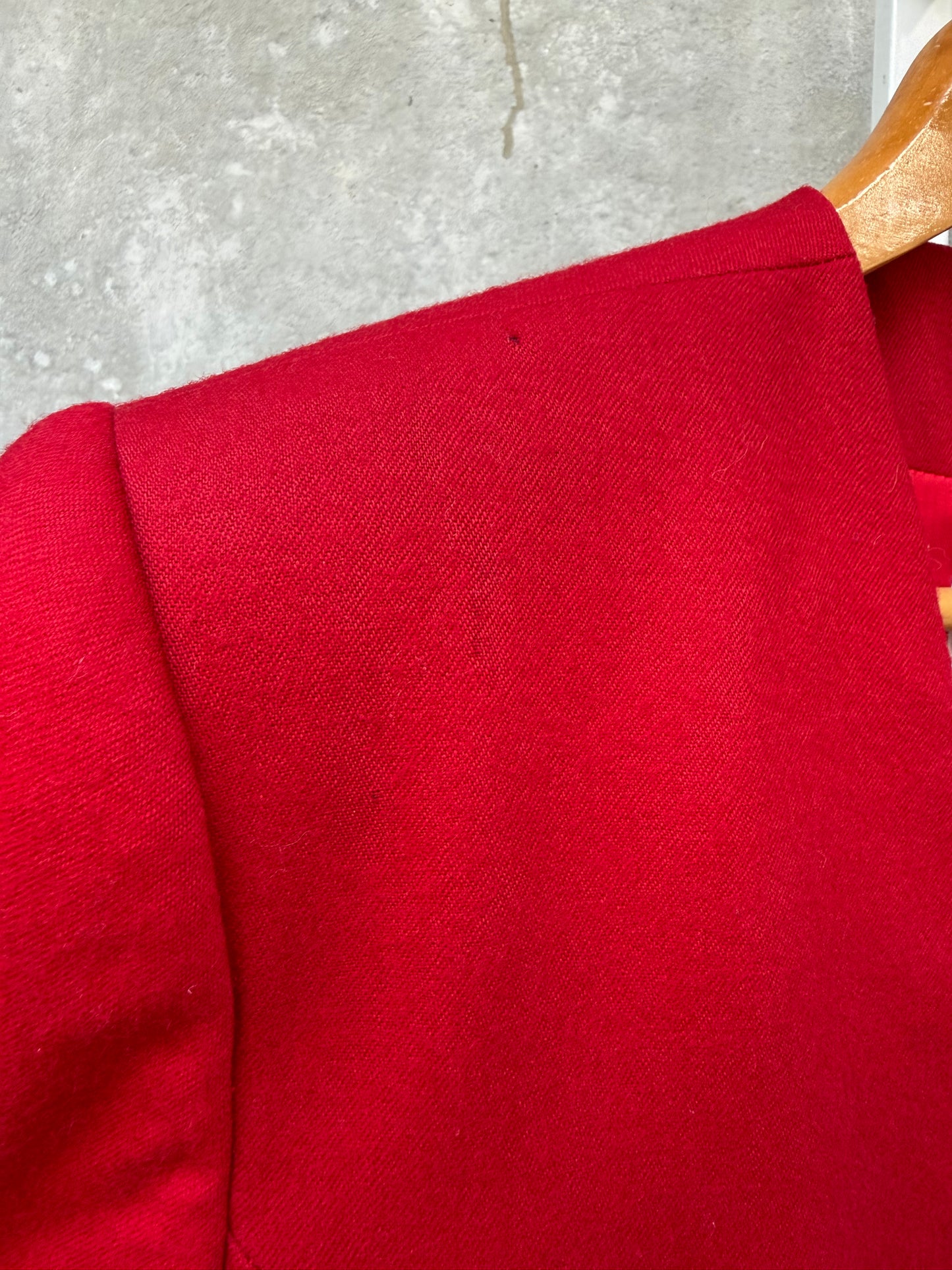 1980s Red Kasper Blazer