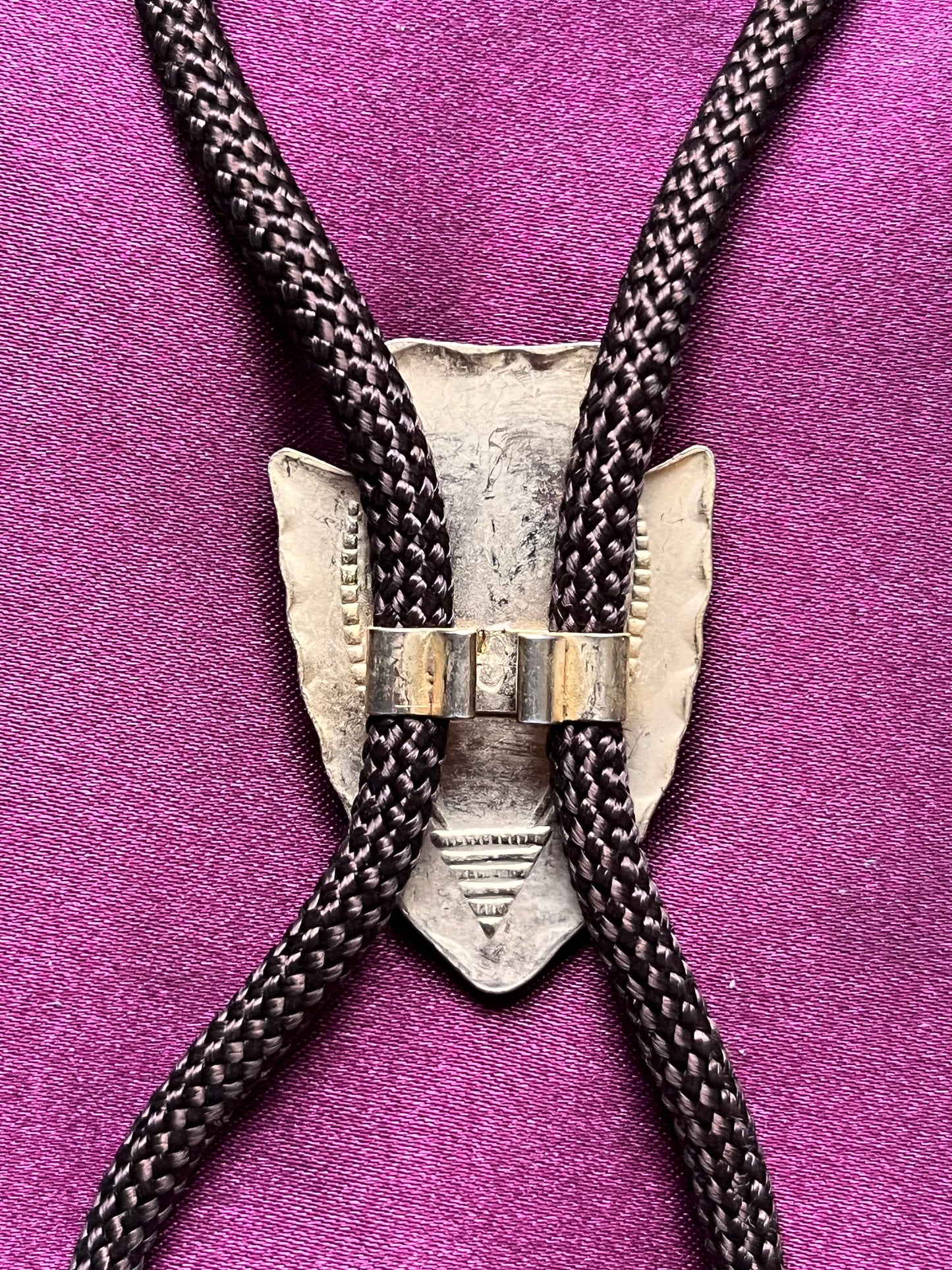 Arrowhead & Tigers Eye Bolo Tie