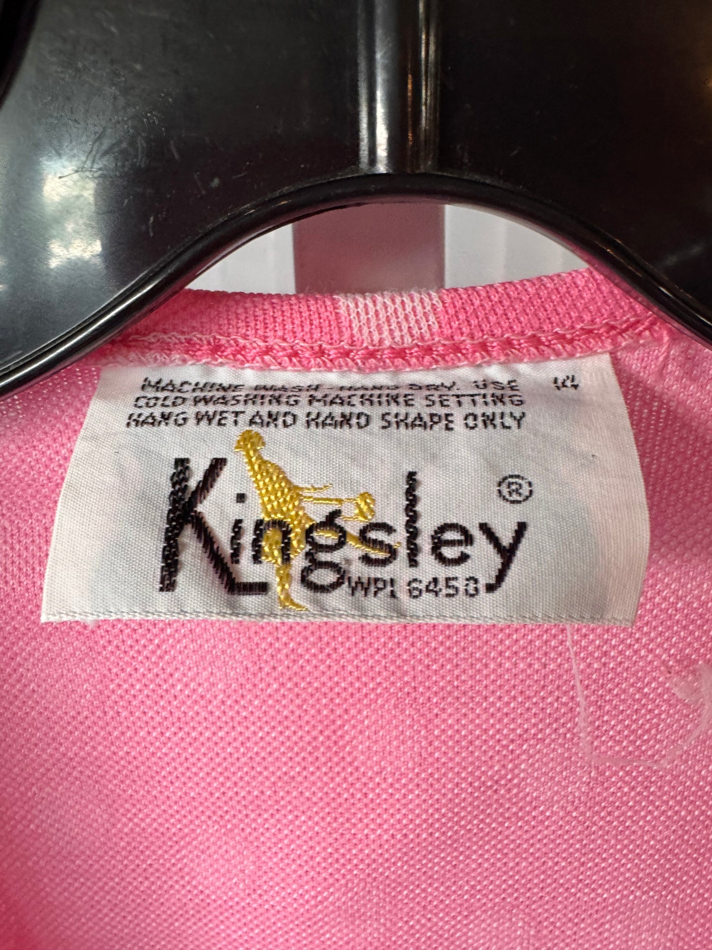 1970s Pink w/ White Polka Dot Vest