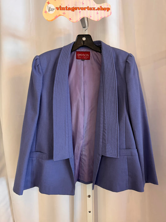 1970s Periwinkle Blazer Jacket