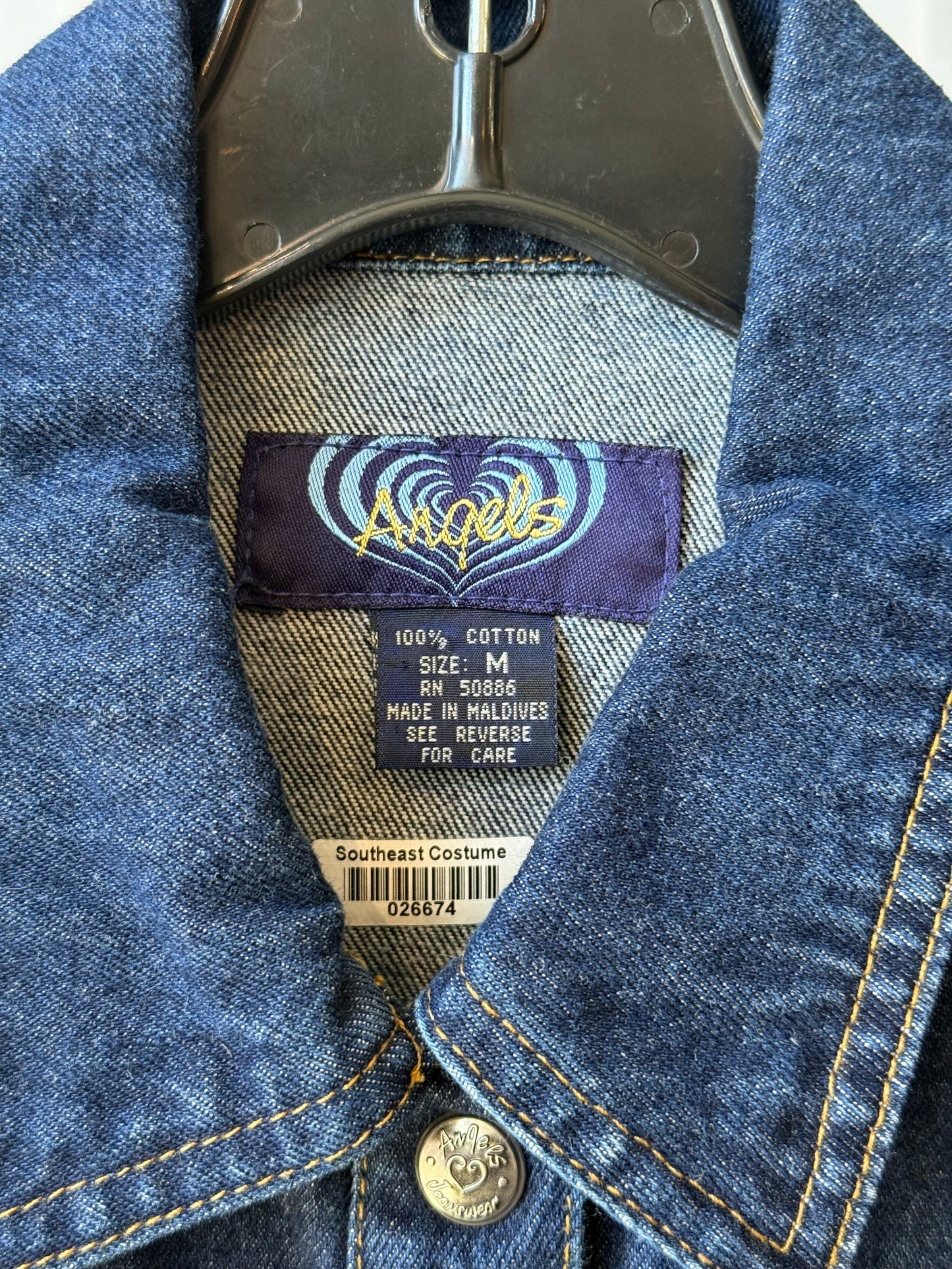Y2K Angels Dark Blue Denim Coat Dress