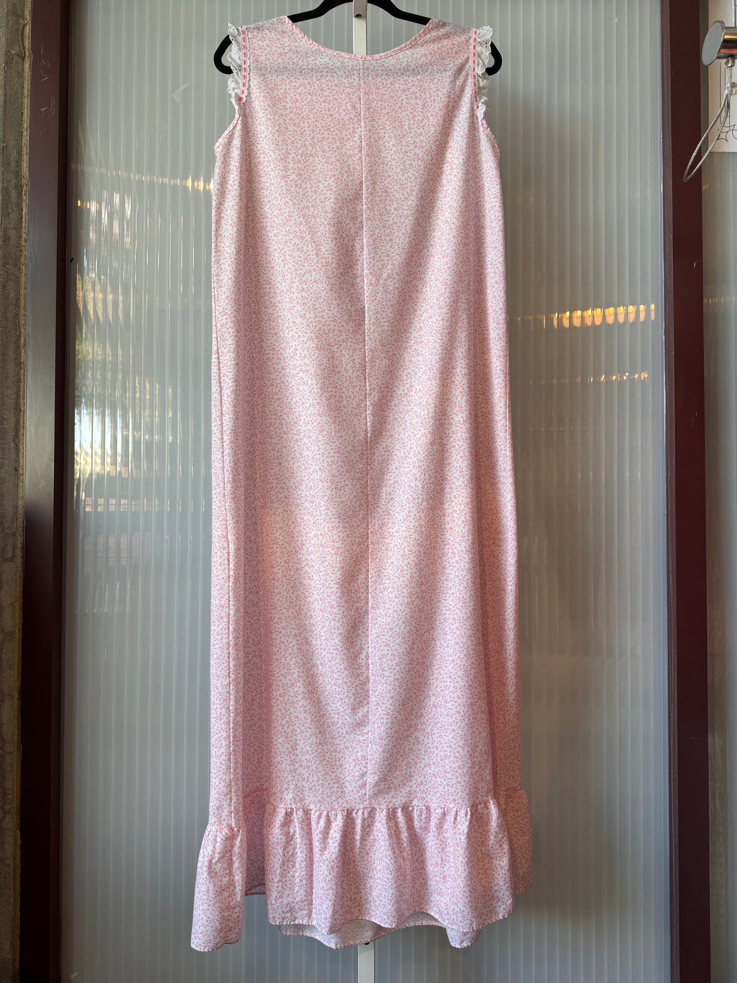 1960s Sears Pink Floral Nightgown