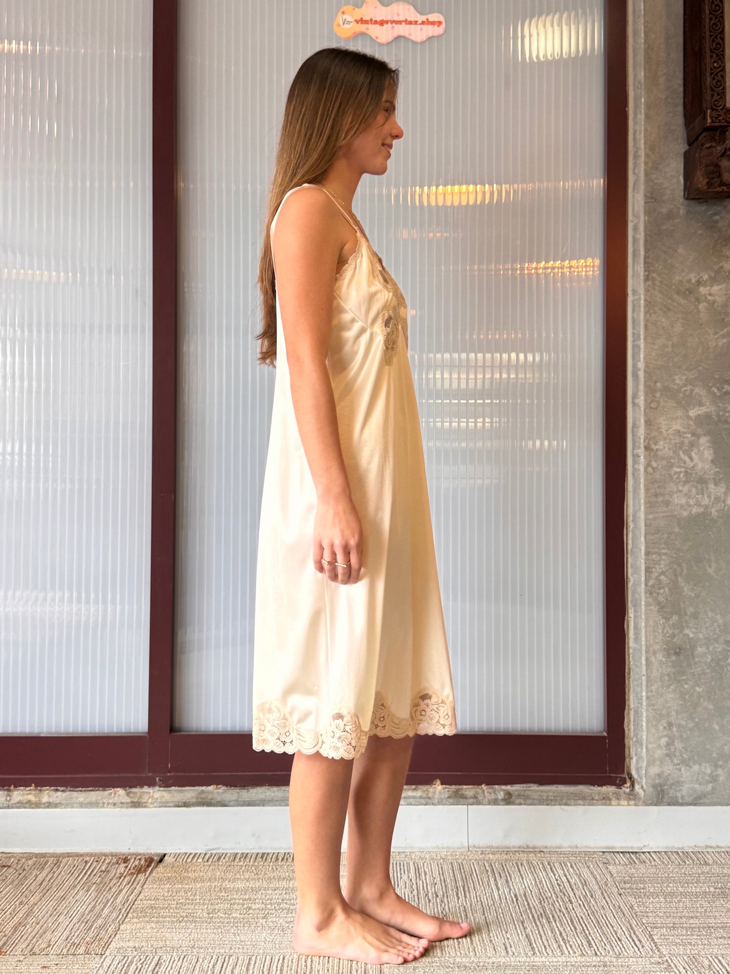 1970s Vanity Fair Cream Slip