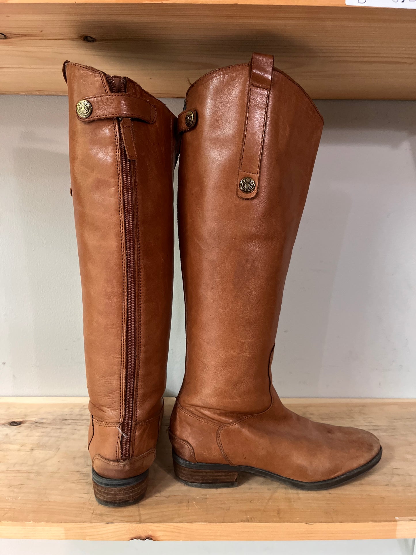 Sam Edelman Brown Leather Boots