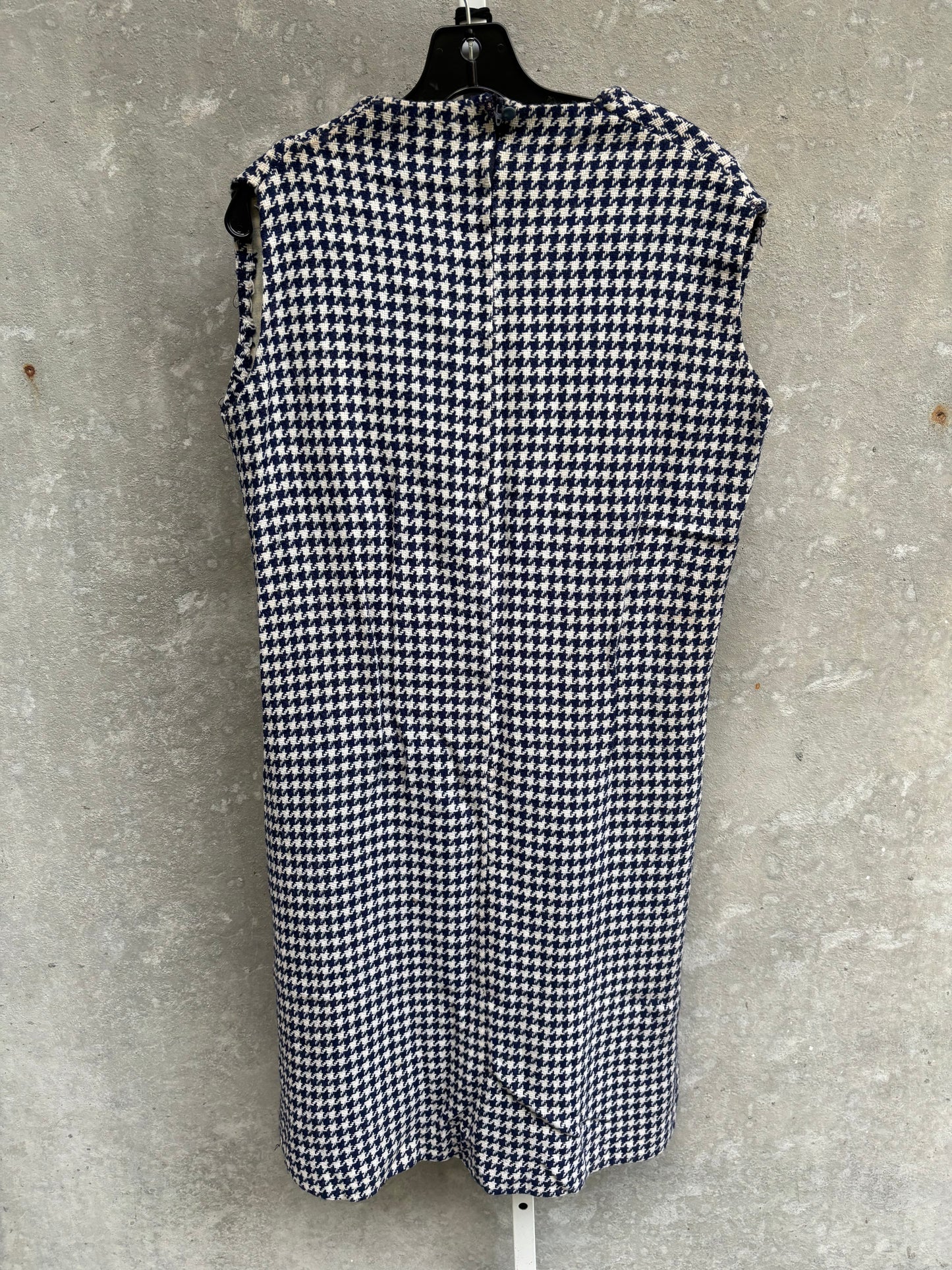 1960s Houndstooth A-Line Dress with Buckle