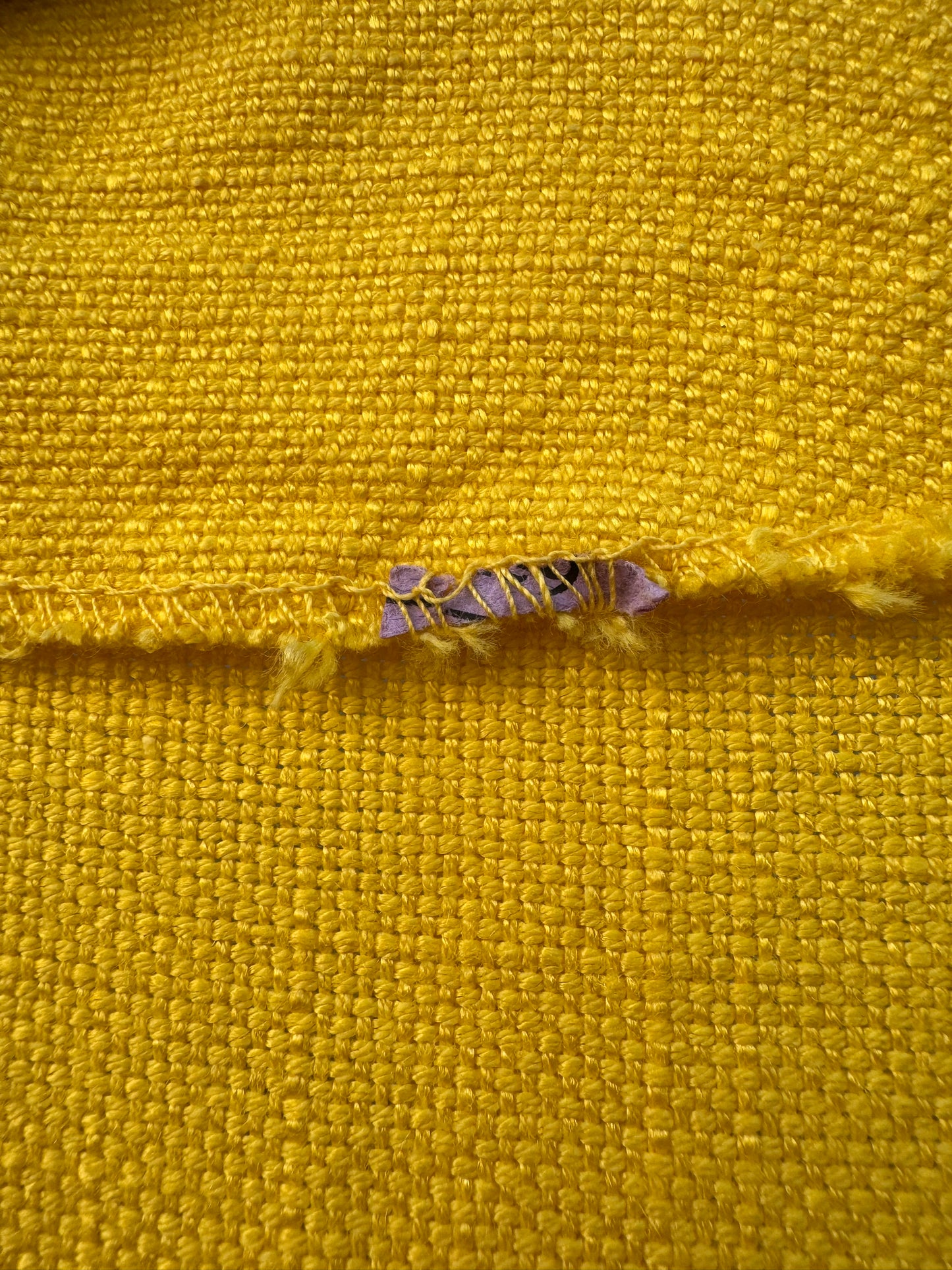 1960s Yellow 3/4-Sleeve Jacket w/ Frog Closure