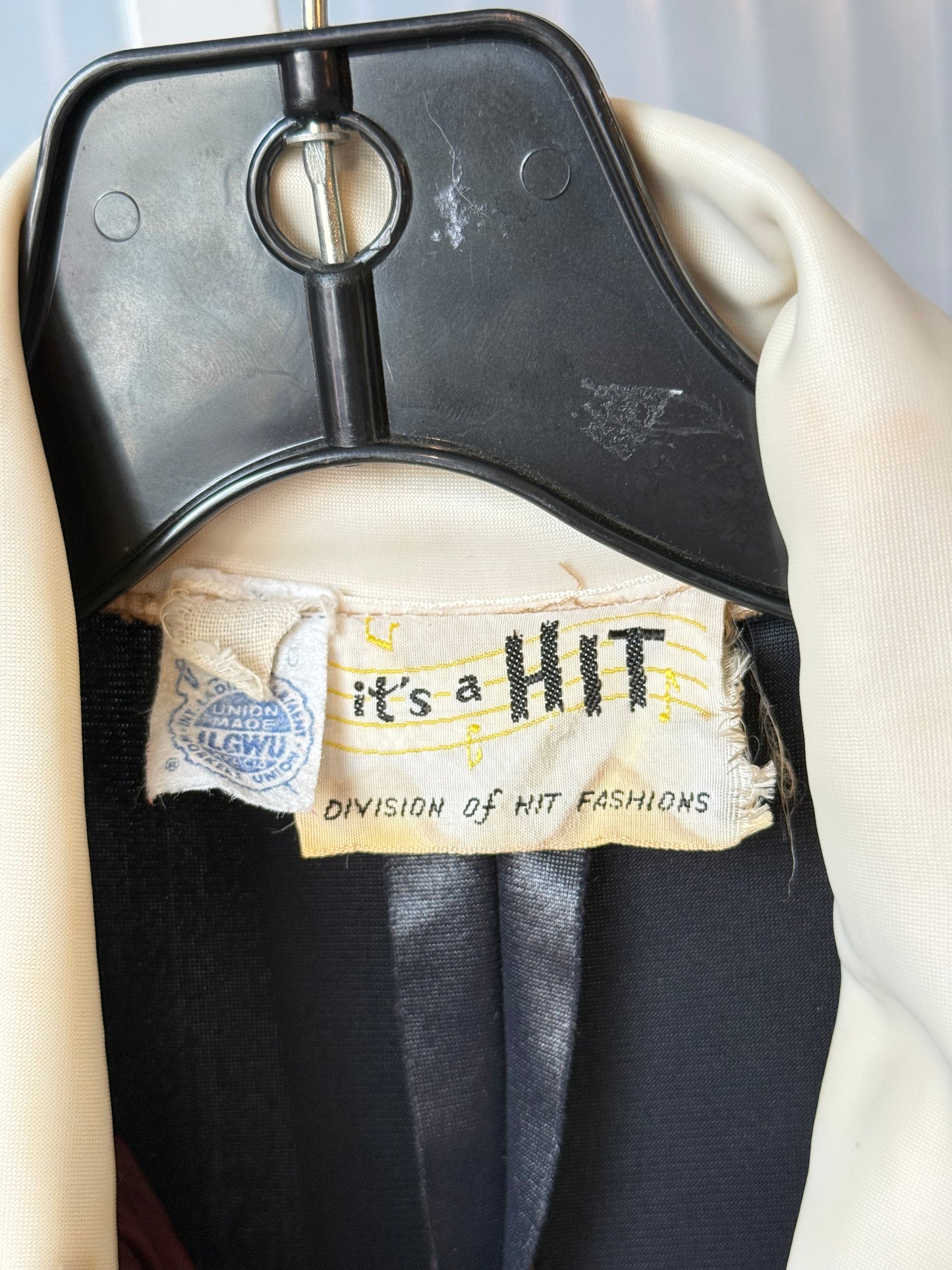 Late 60s Early 70s Black & White Romper