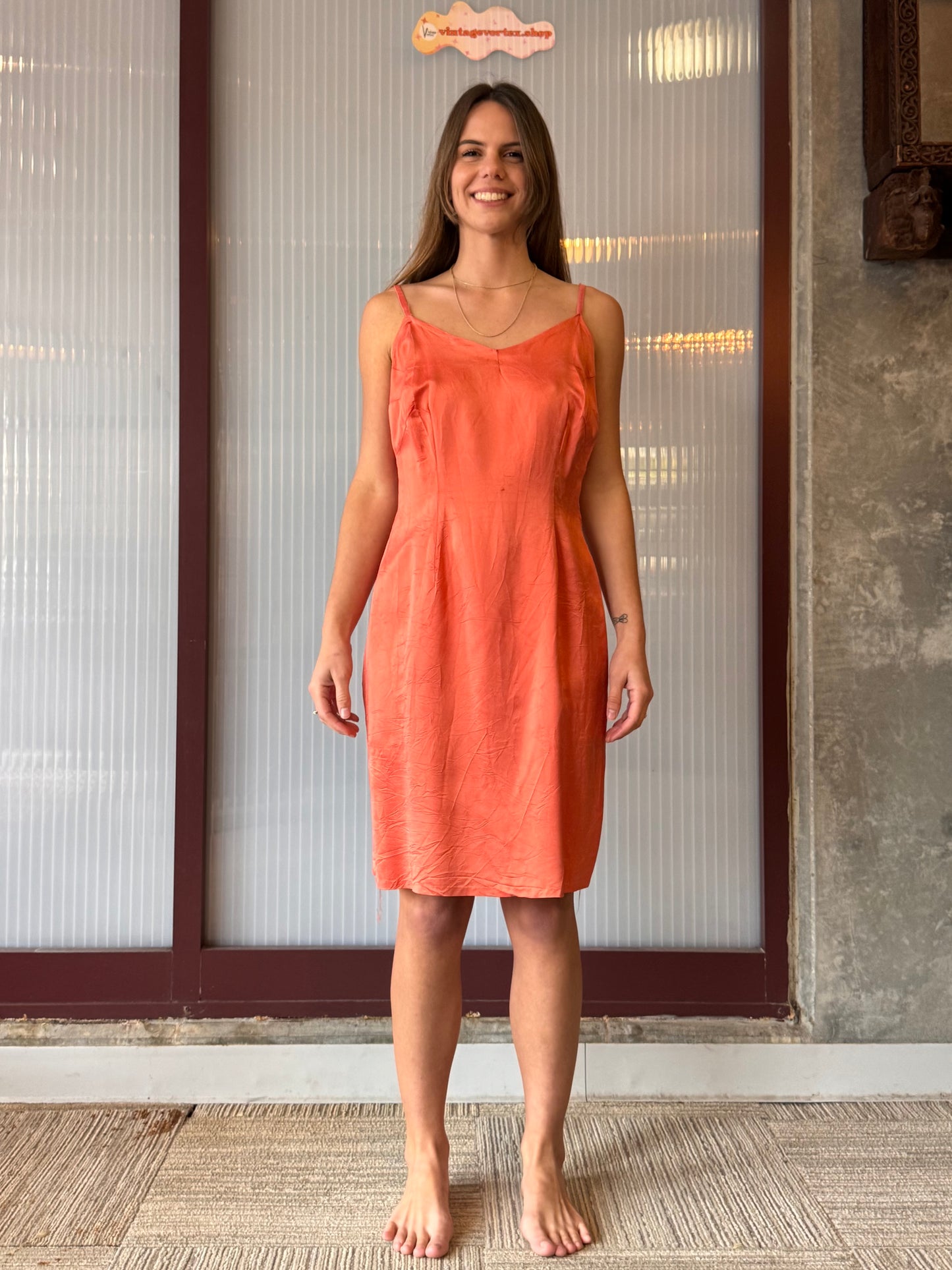 1920s/1930s Coral Slip