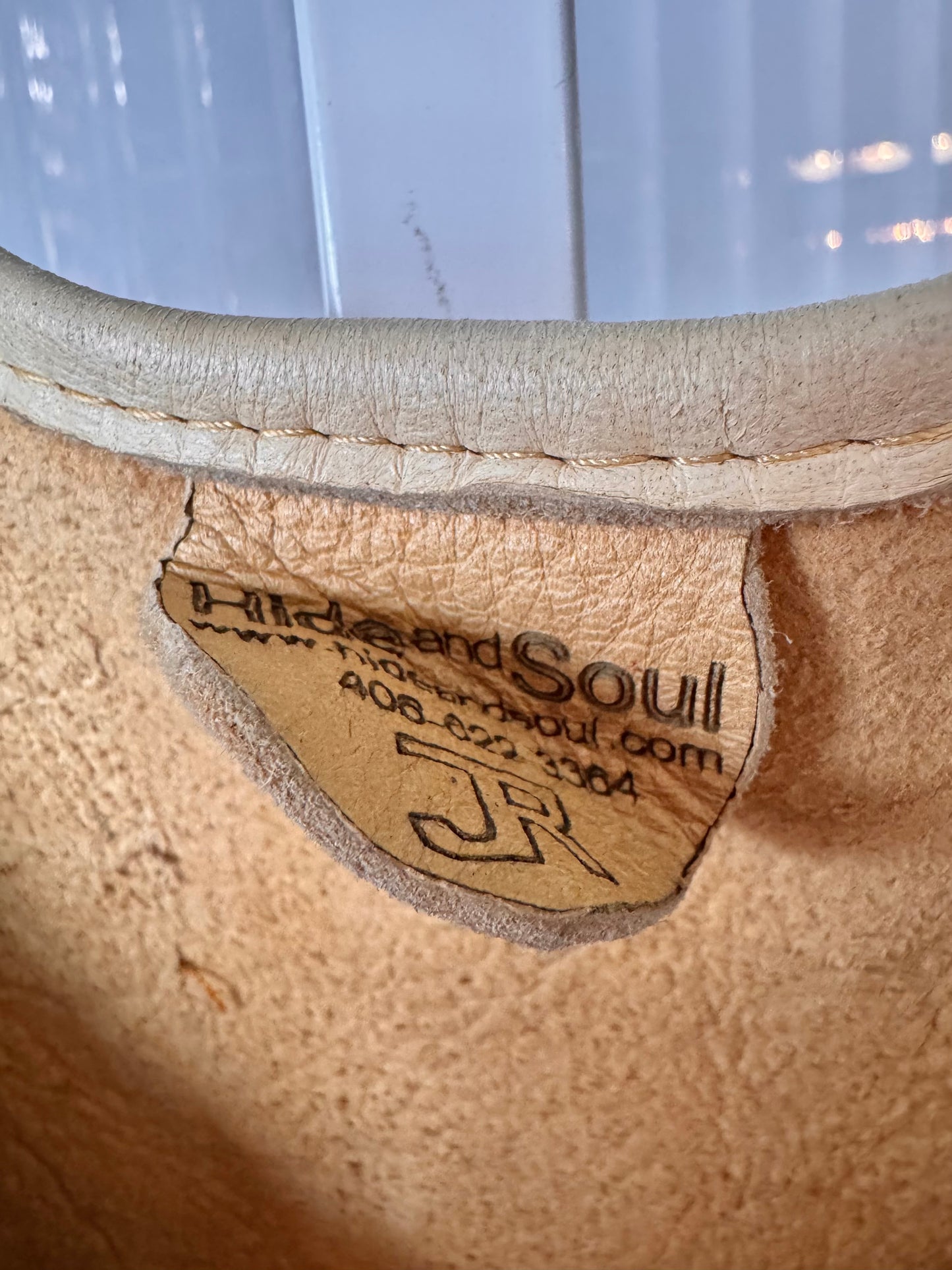 Y2K Hide and Soul Tan Leather Vest