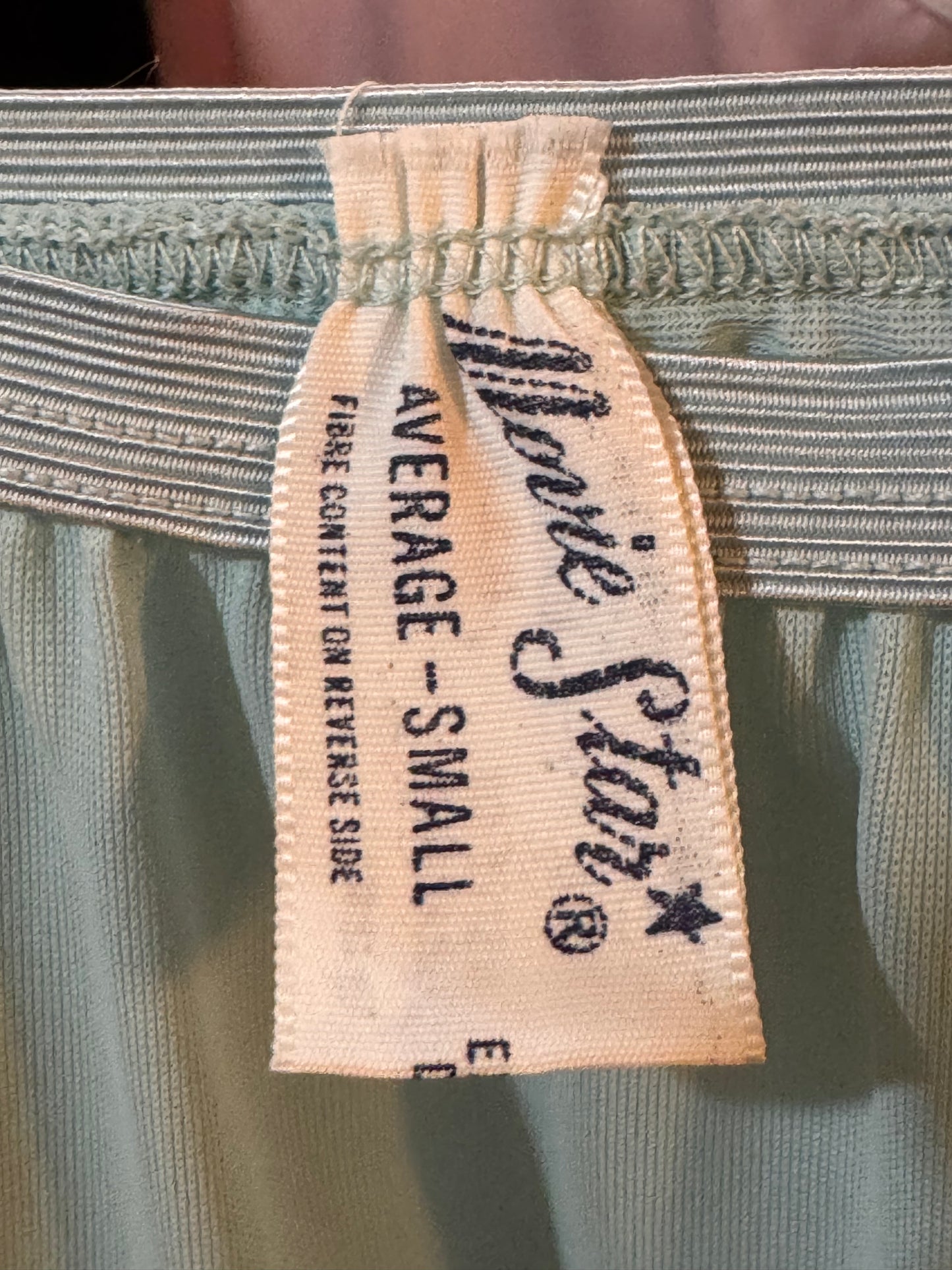 1960s Movie Star Blue Skirt Slip