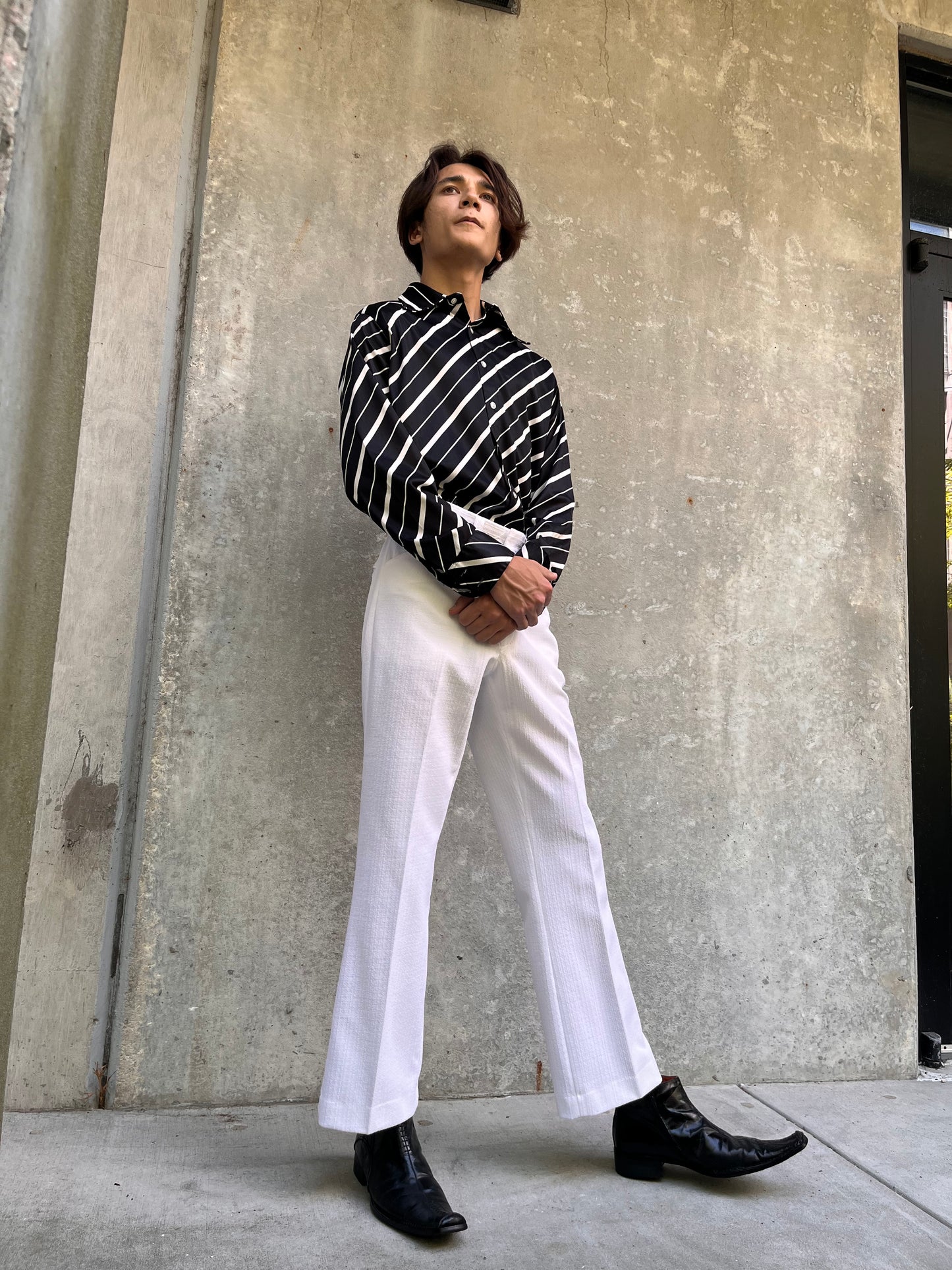 Robert Wayne Black Pointed Boots