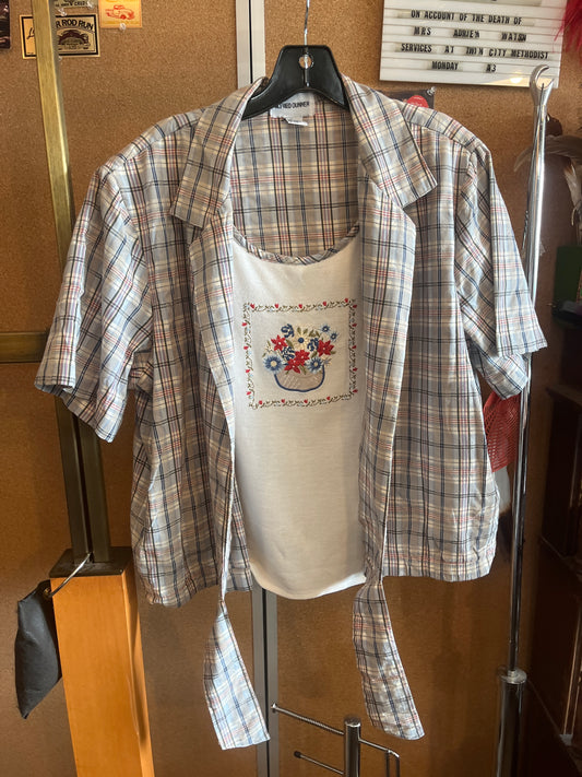 1980s Alfred Dunner Button Up