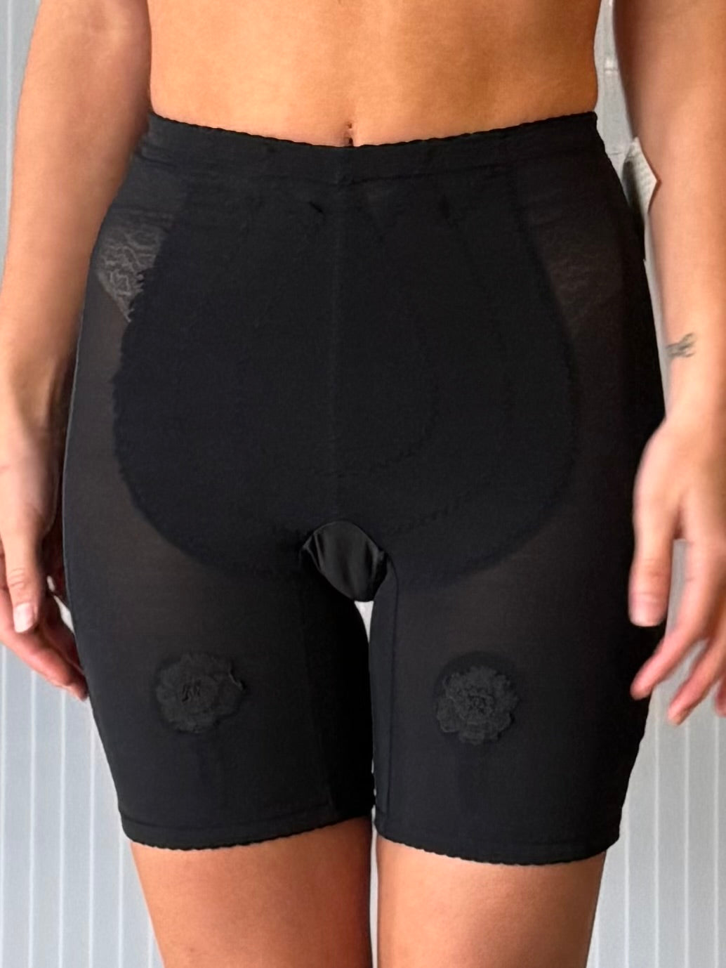 1960s Vanity Fair Black Shapewear Shorts