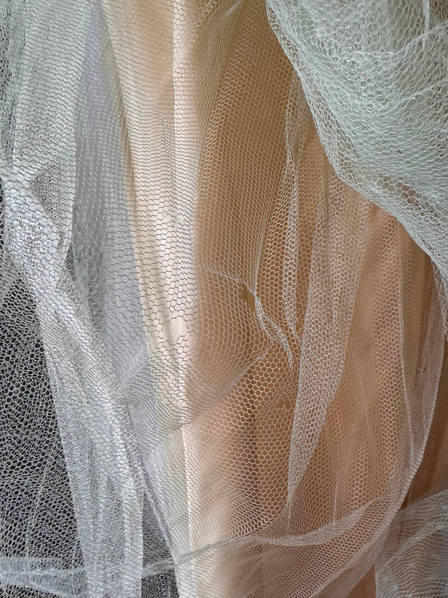 1950s Green Tulle Strapless Prom Dress