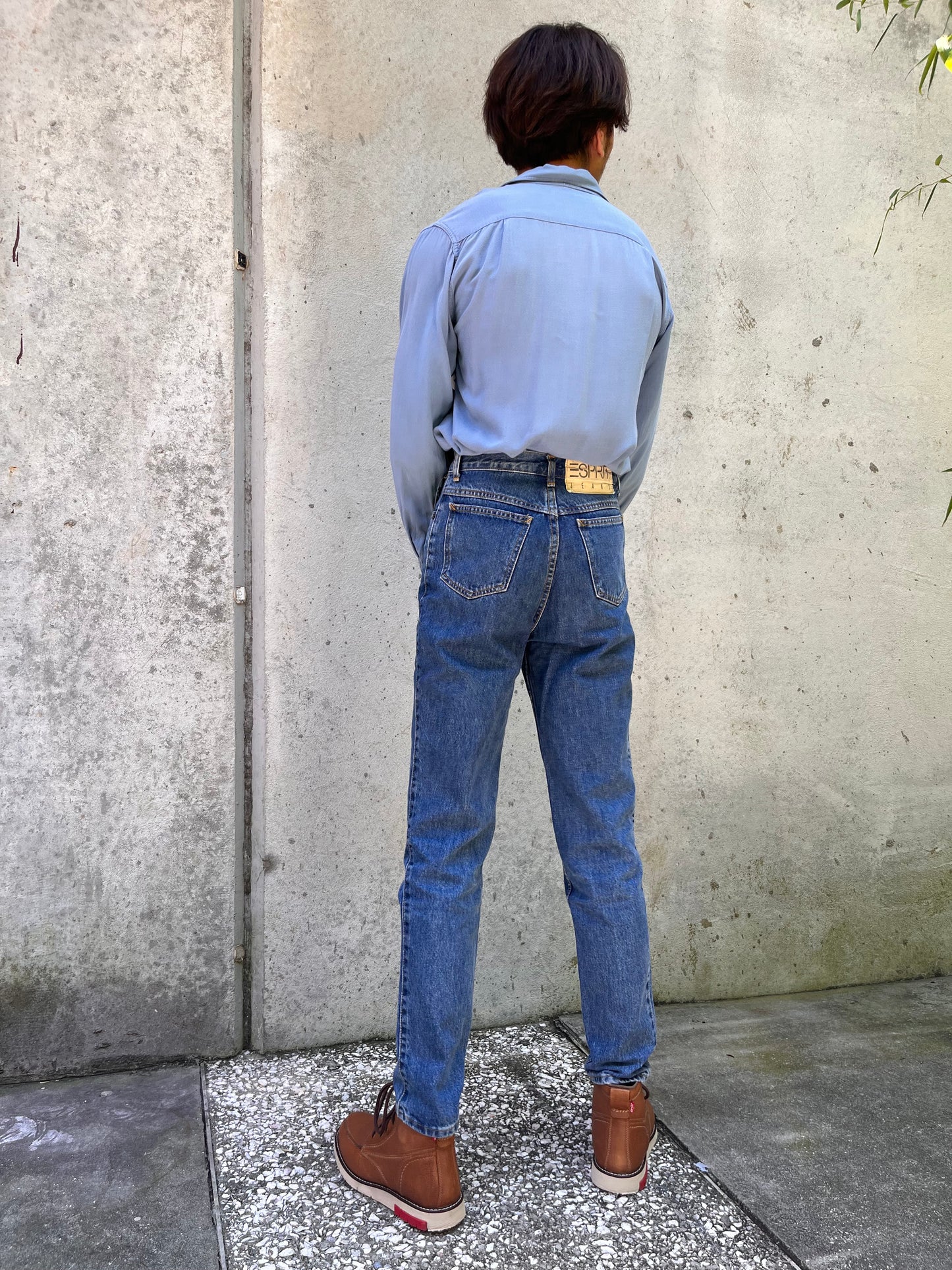 1950s Richman Brothers Blue Button-Up